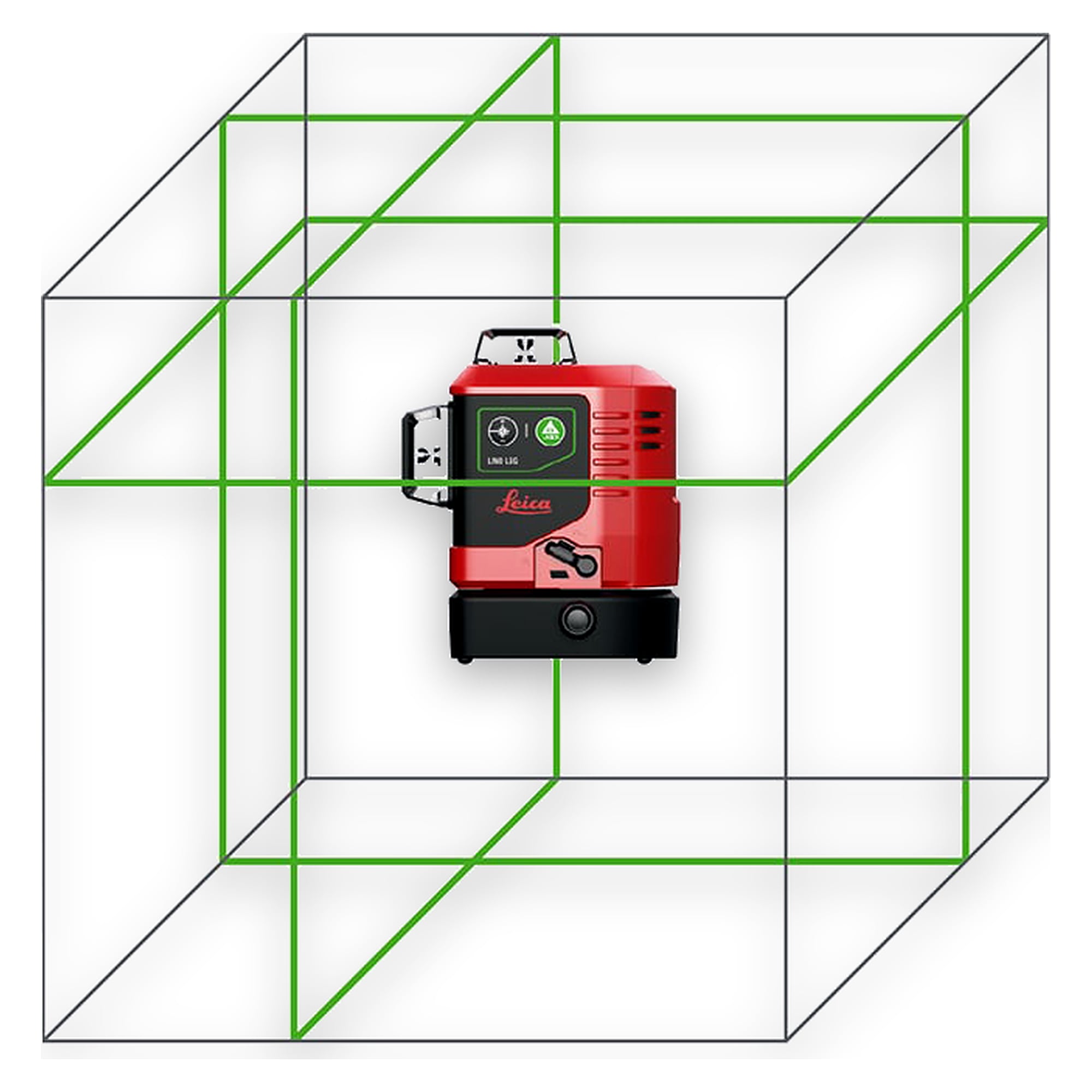 Laser multiligne 3x360° vert 35 m avec batterie Li-Ion et coffret - Leica Lino L6G-1