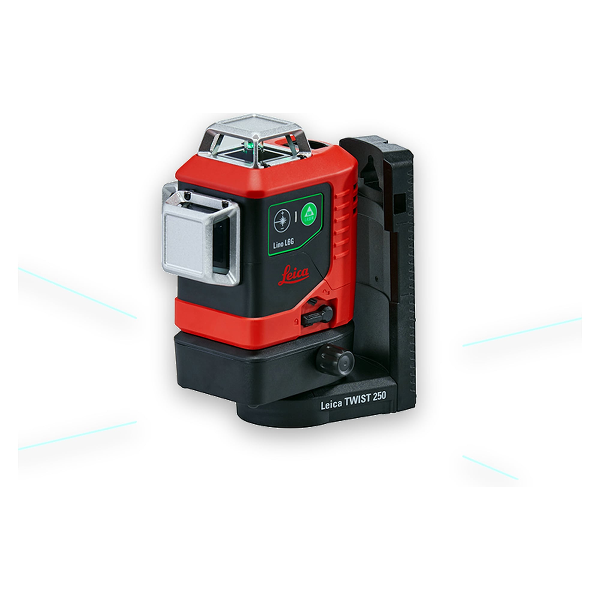 Laser multiligne 3x360° vert 35 m avec batterie Li-Ion et coffret - Leica Lino L6G-1