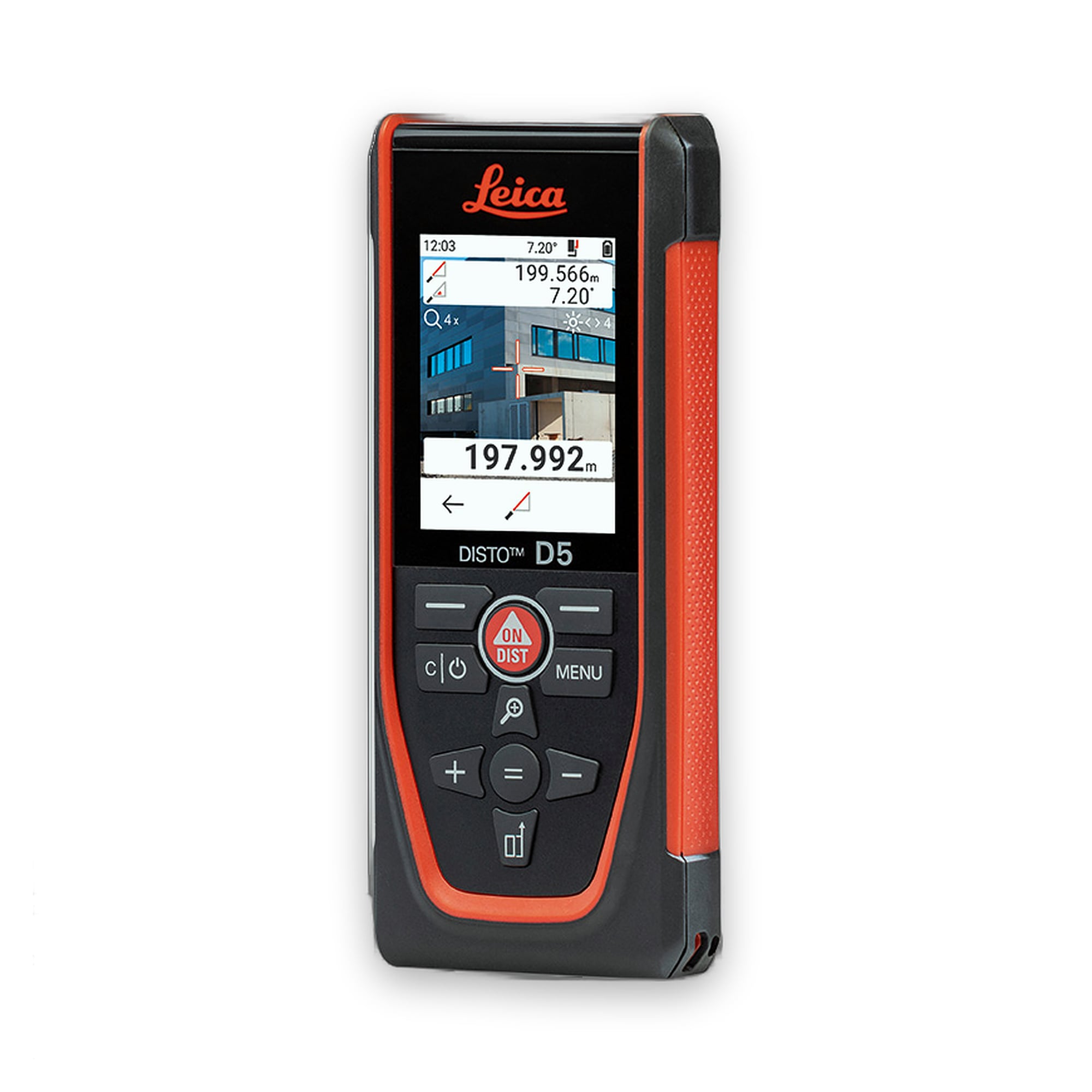 Laser-Entfernungsmesser 200 m mit digitalem Zielsucher und 4-fach Zoom - Leica DISTO D5