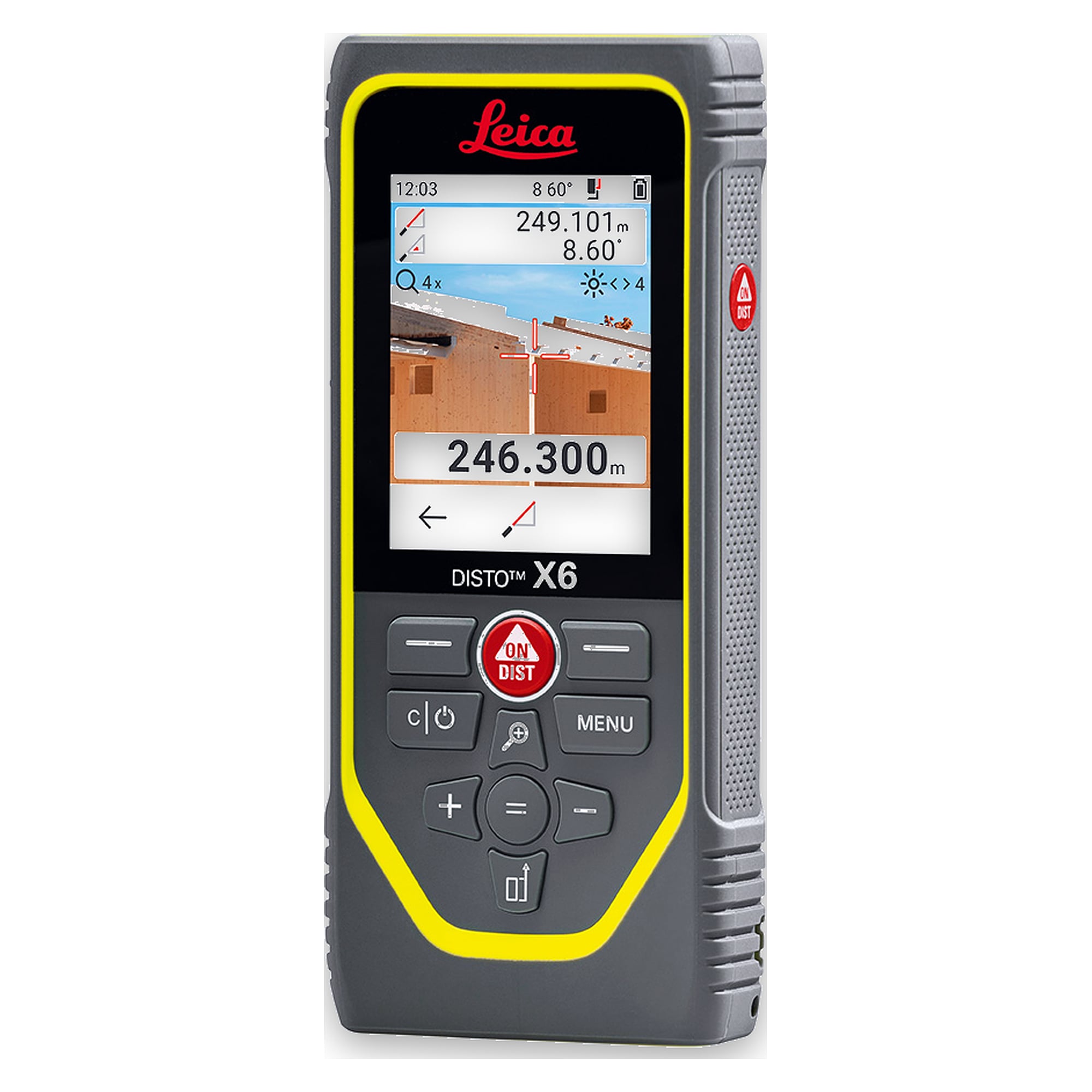 Laser-Entfernungsmesser 250 m mit Touchscreen und Zielsucher IP65 - Leica DISTO X6