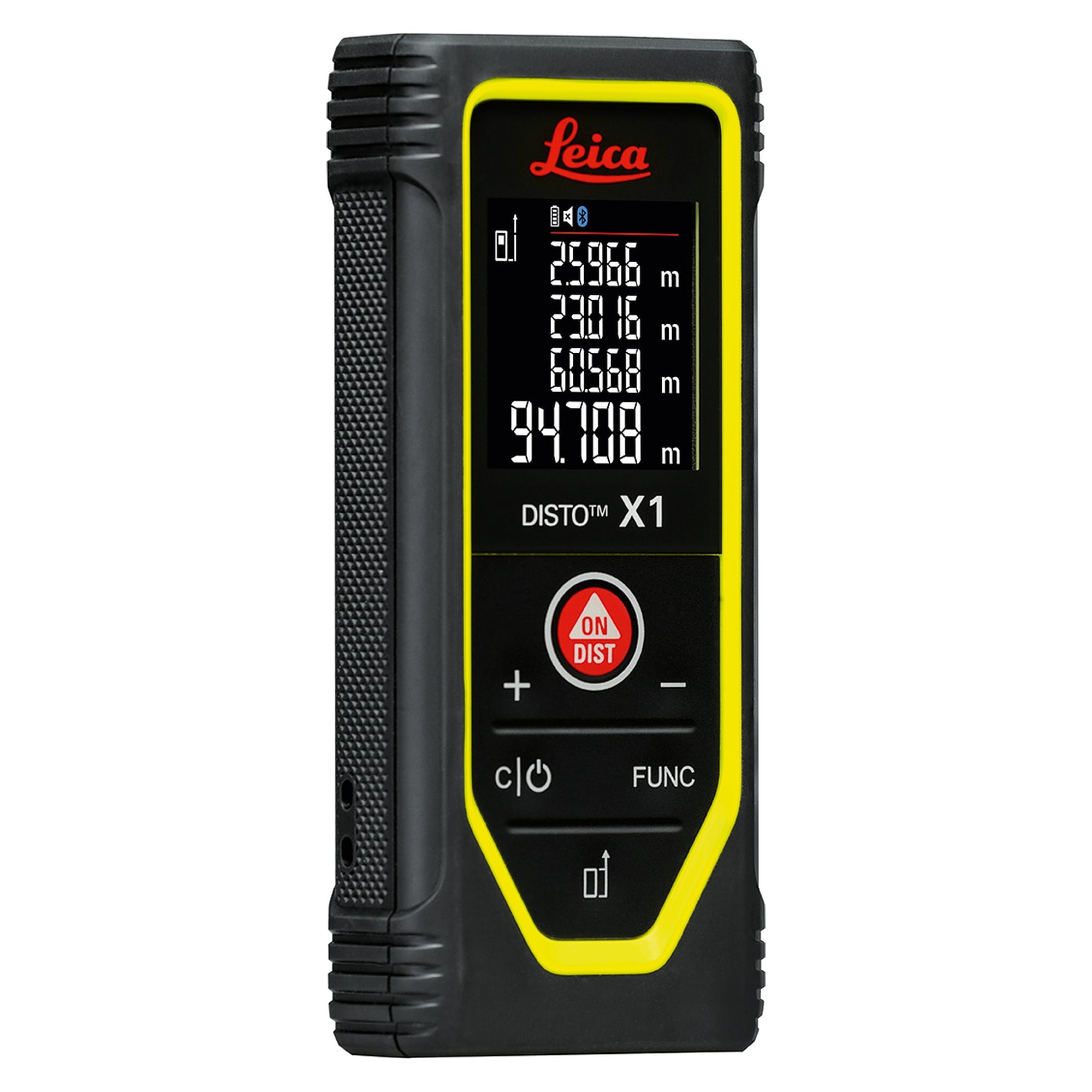 Télémètre laser 100 m IP65 avec NFC et Bluetooth, testé aux chutes - Leica DISTO X1
