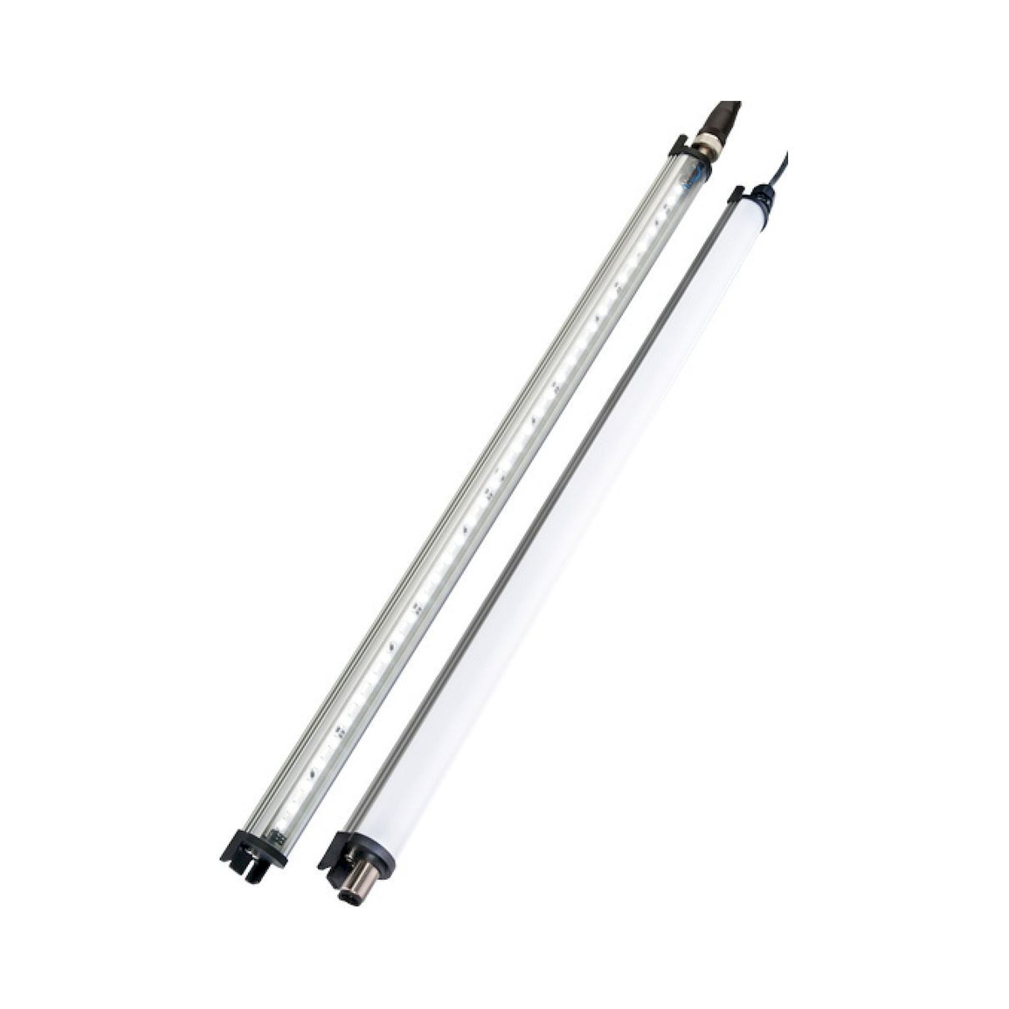 LED2WORK 110814-12. LEANLED LED Maschinenbeleuchtung, 520mm, weiße Abdeckung, 120° - 13W, 24V DC