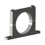 LED2WORK 210200-09. INROLED_50 Leuchtenhalter V4A, F&B-konform, 1 Paar