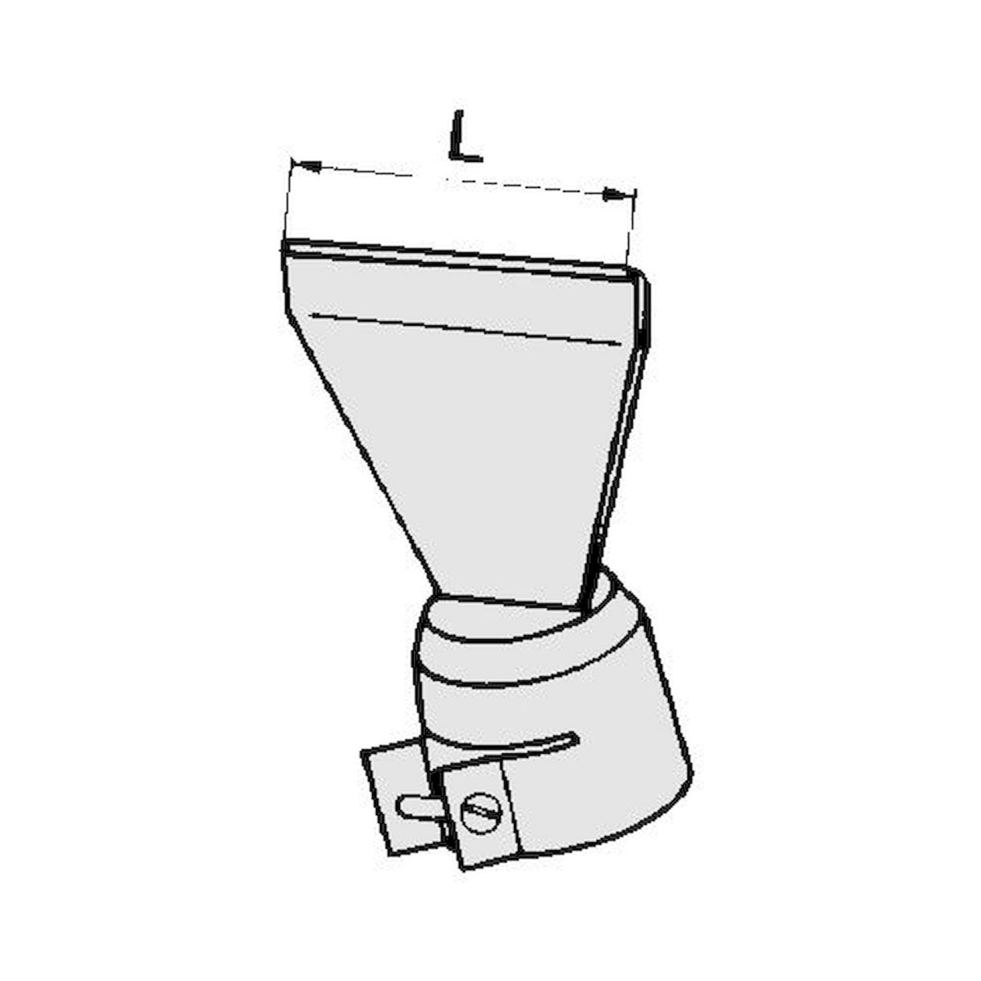 Leister 105039. Heißluftdüse 80,0x1,0 mm/1fach