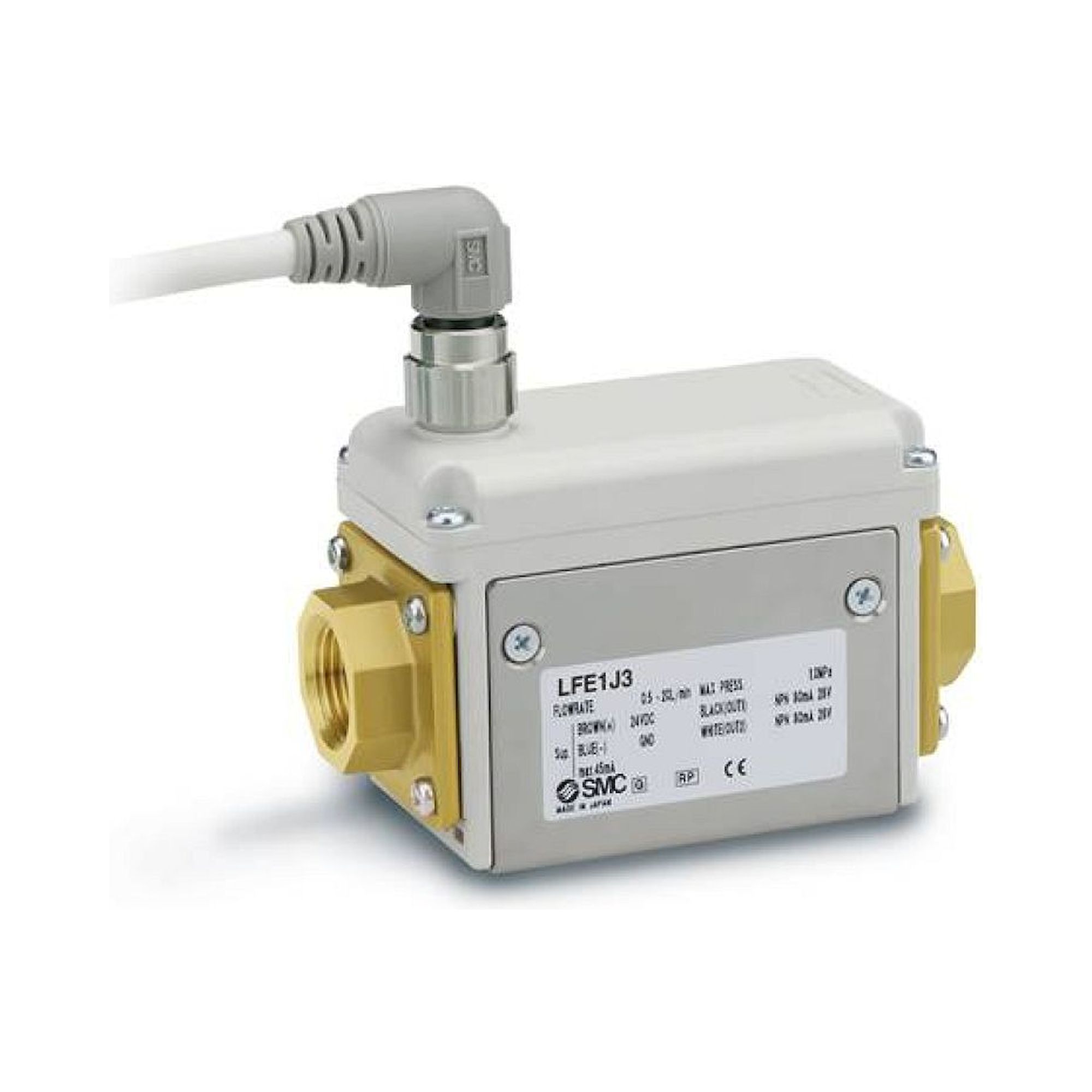 SMC LFE2K6F1. LFE, 3-colour Display, Electromagnetic Type Digital Flow Switch