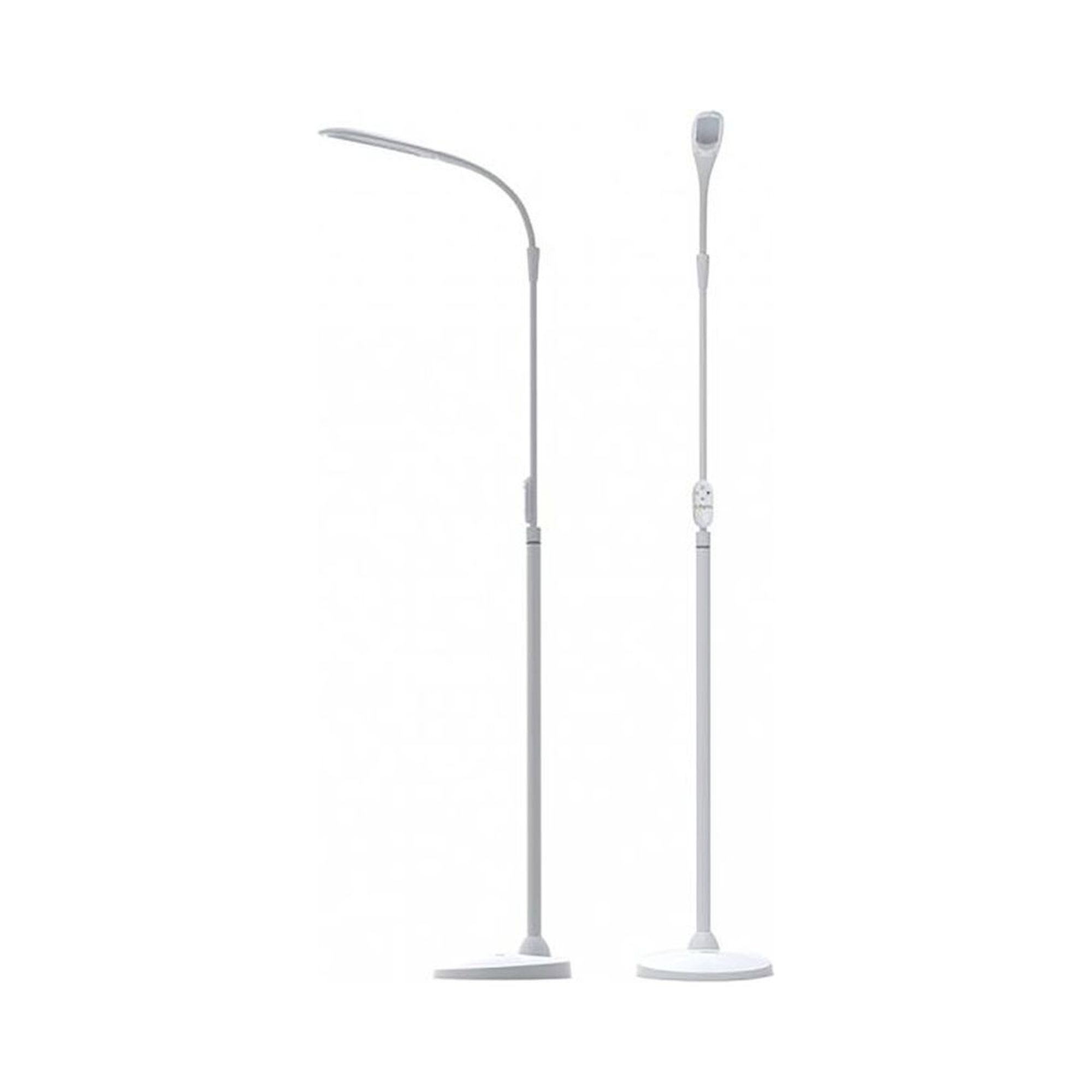 LIGHT4Vision LV3010-W. LED floor lamp Stella Sky TWO, dimmable, flexible, white