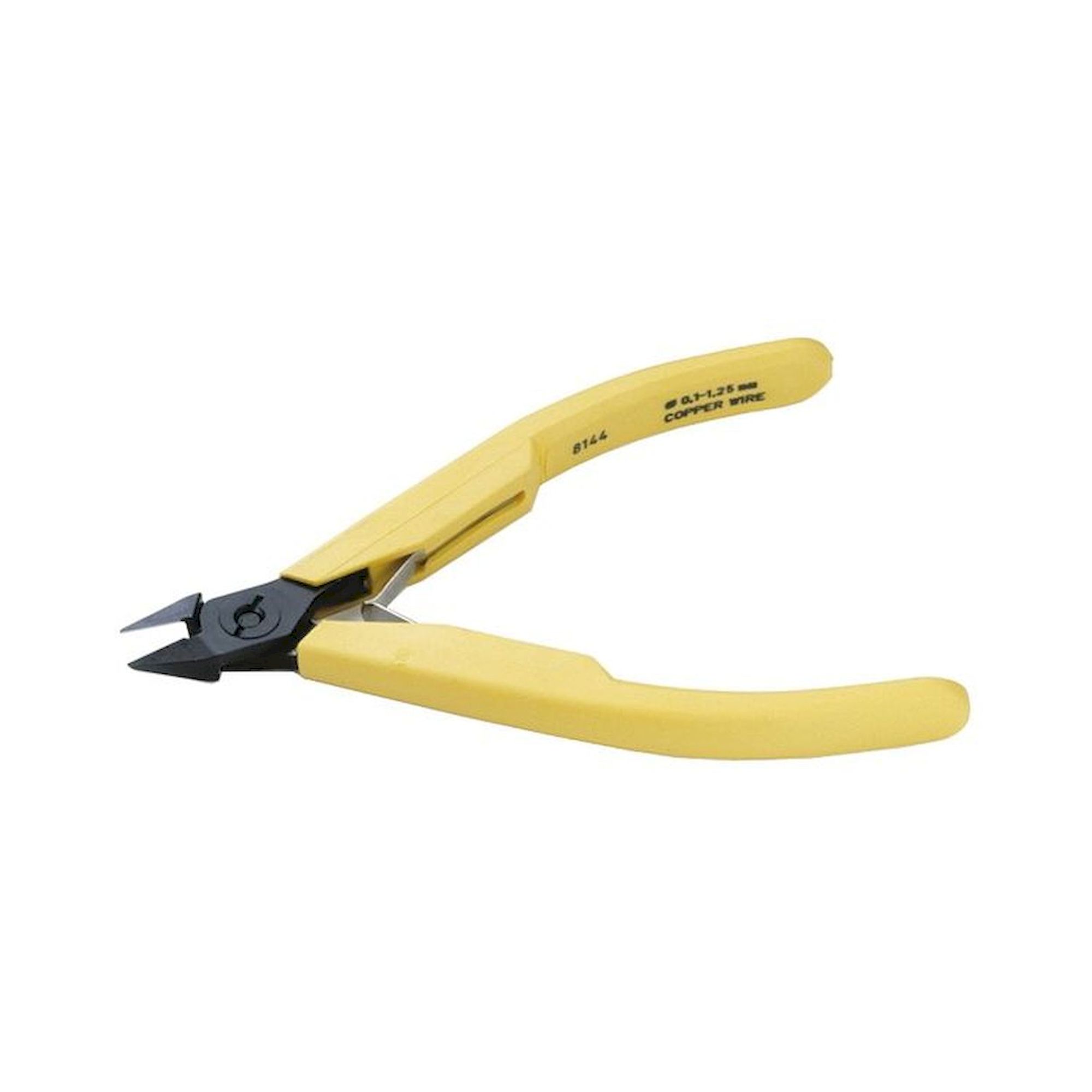 Lindström 8144. side cutters, 80 series, pointed jaws, fine bevel, 0.2-1.25 mm
