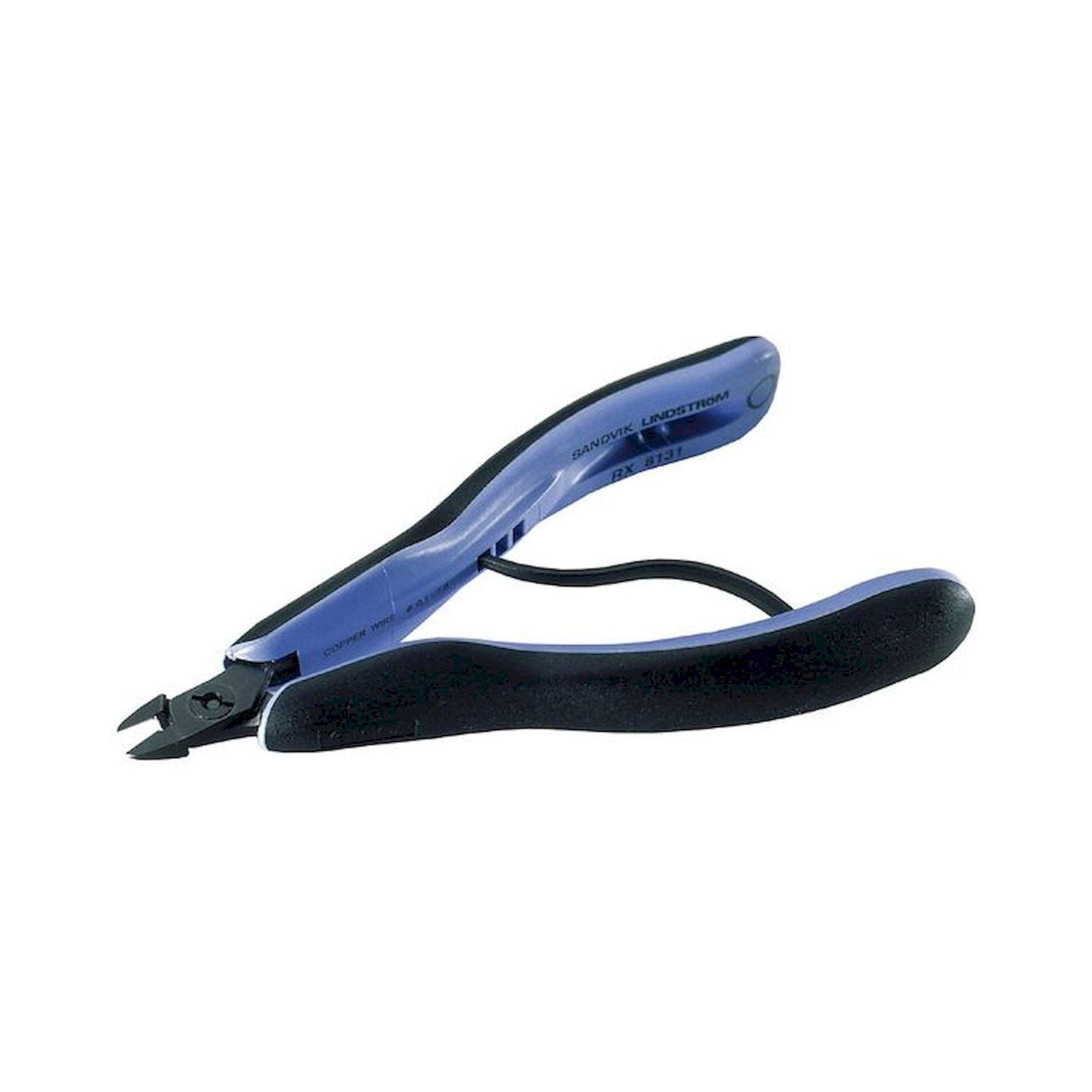 Lindström RX 8131. Pince coupante latérale ESD, série RX, mâchoires ovales, bord tranchant fin