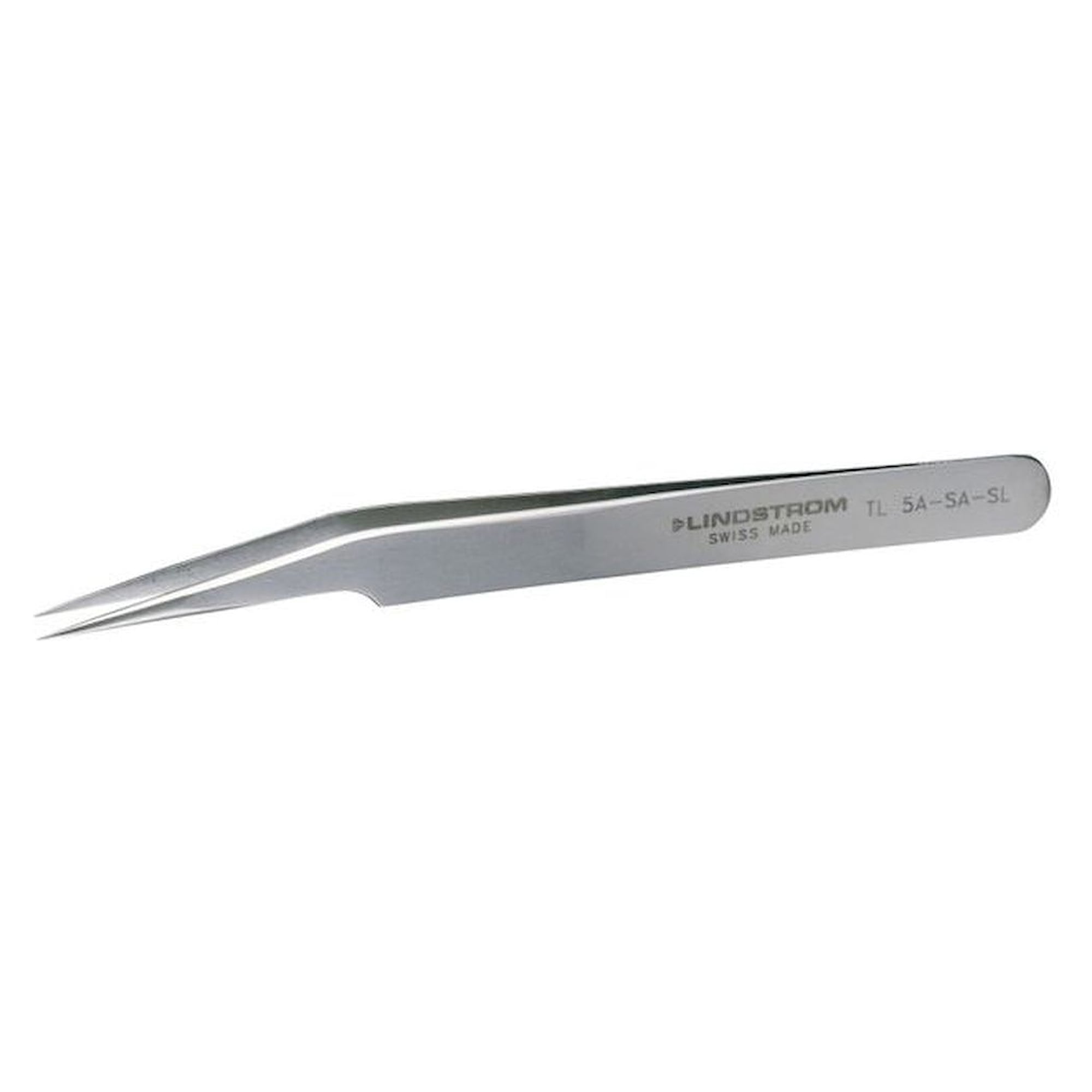 Lindström TL 5A-SA-SL. Hochpräzisions Pinzette, Sline, sehr feine Spitzen, 115 mm