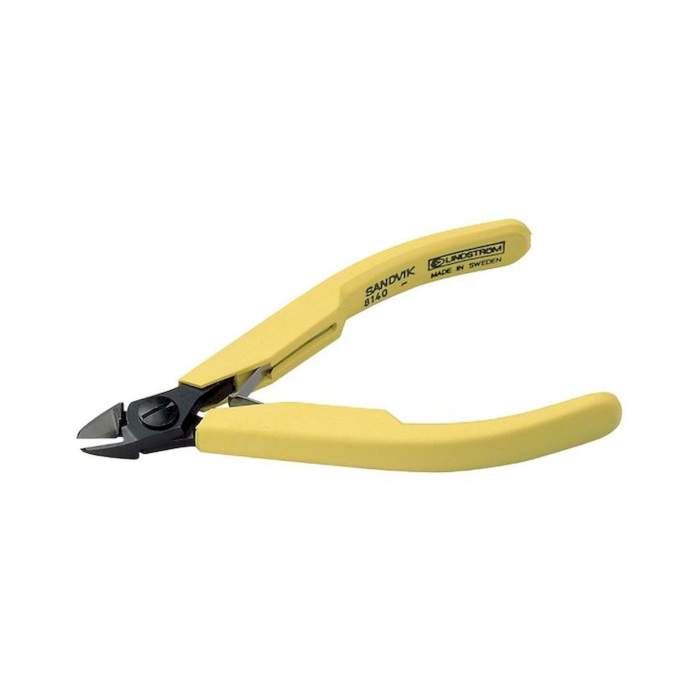 Lindström 8140. side cutters, 80 series, oval jaws, with bevel, 0.21.25 mm
