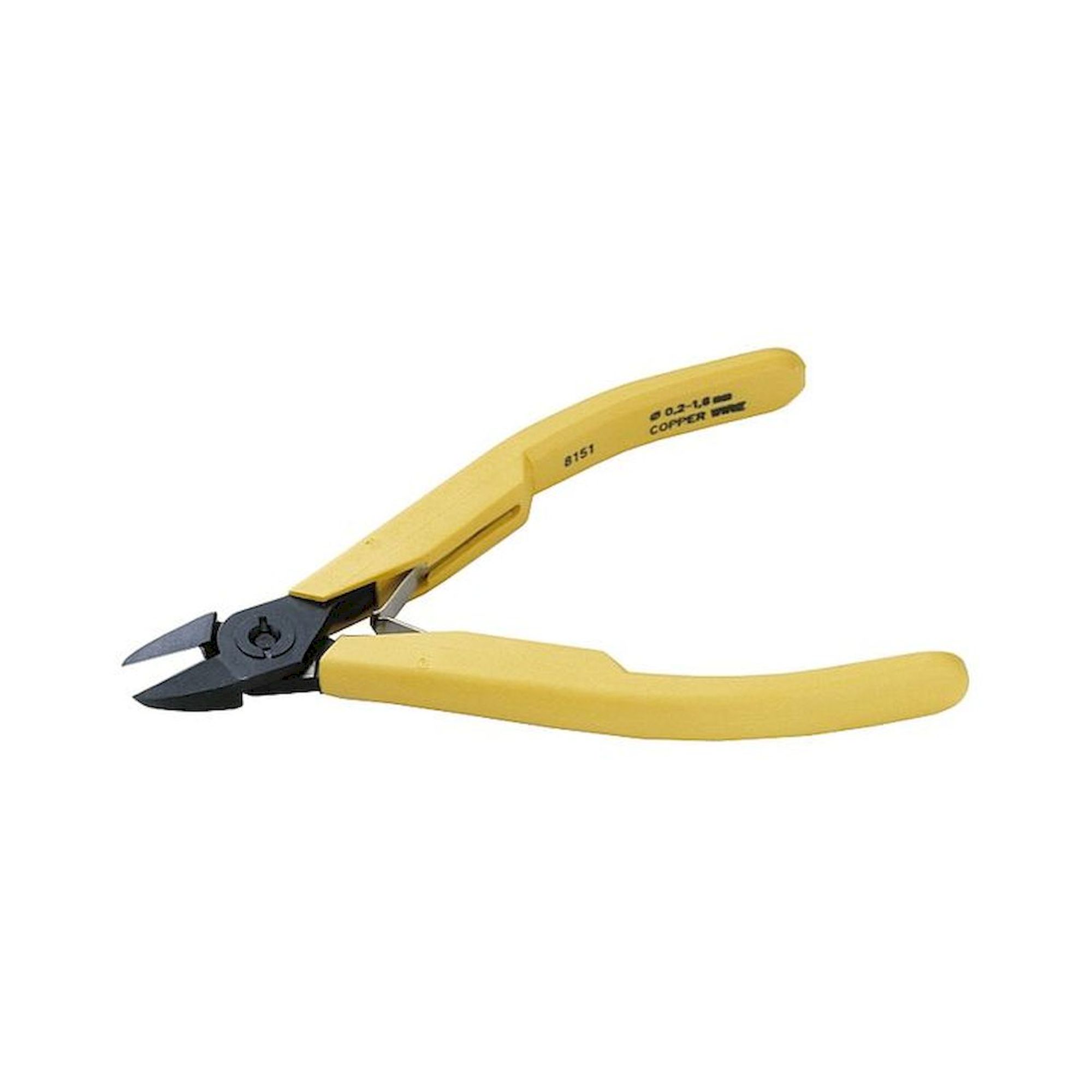 Lindström 8150 J. Seitenschneider, 80er Serie, ovale Backen, mit Schneide und Wate, 0,5 mm