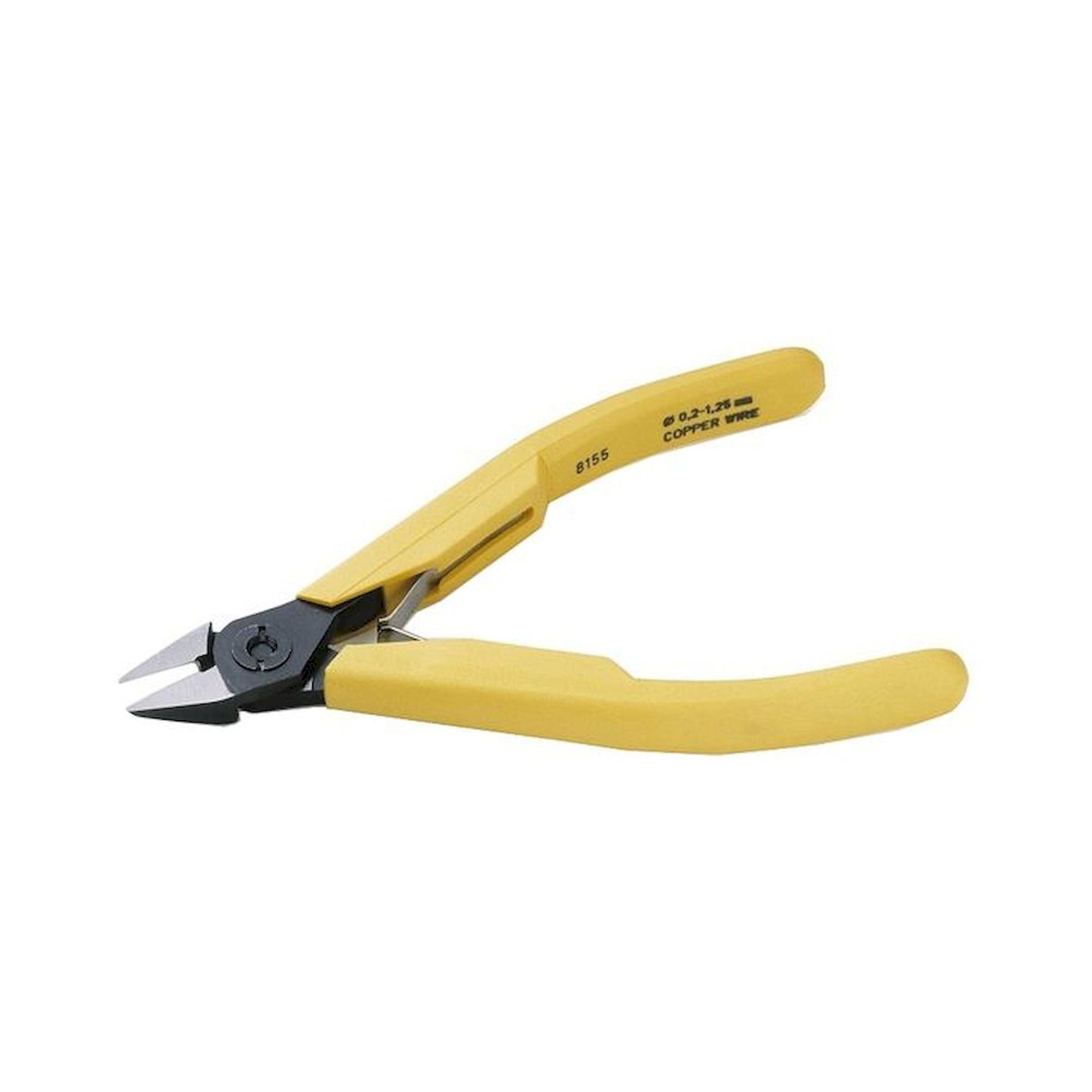 Lindström 8153. side cutters, 80 series, pointed jaws, with bevel, 0.3-1.6 mm