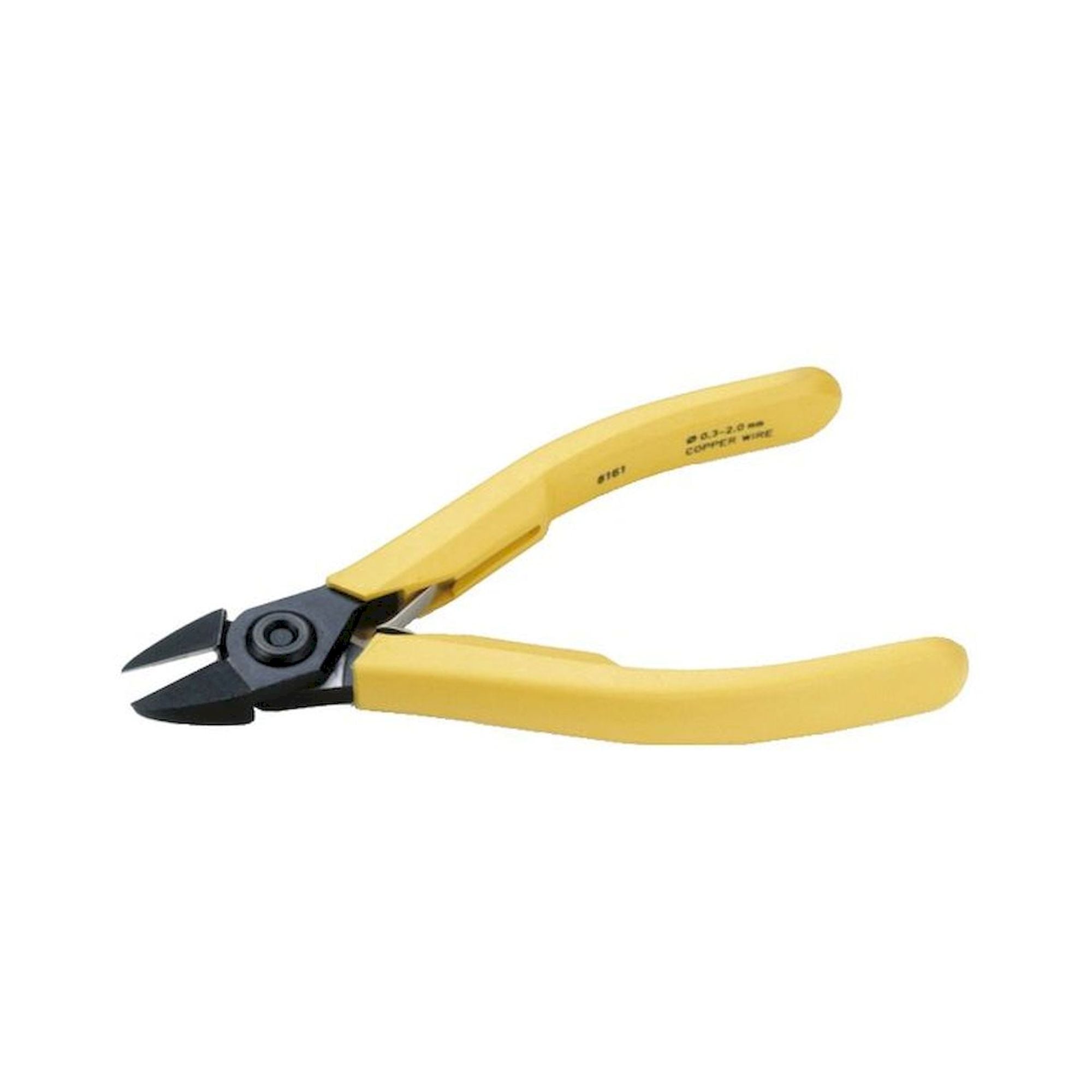 Lindström 8161. side cutters, 80 series, oval jaws, fine bevel, 0.3-2 mm