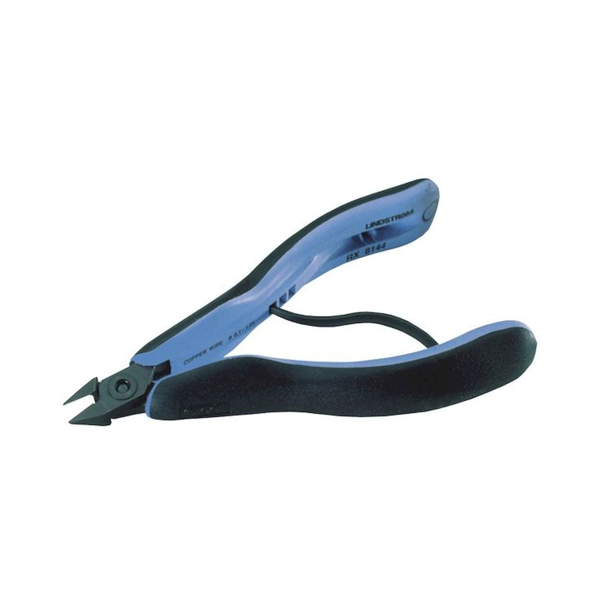 Lindström RX 8144. ESD Seitenschneider, RX-Serie, spitze Backen, feine Wate, 0,1-1,25 mm