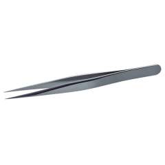 Lindström TL 0C9-SA. High precision tweezers, flat/fine tips, 90 mm