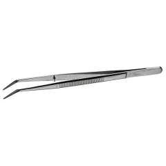 Lindström TL 649-SA. Multi-purpose tweezers, finely serrated/angled tips, 150 mm