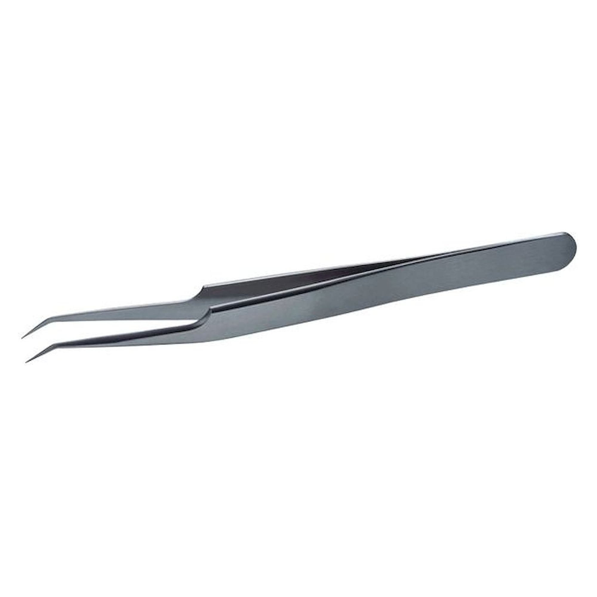 Lindström TL 51S-SA. High-precision tweezers, fine/angled tips, 115 mm