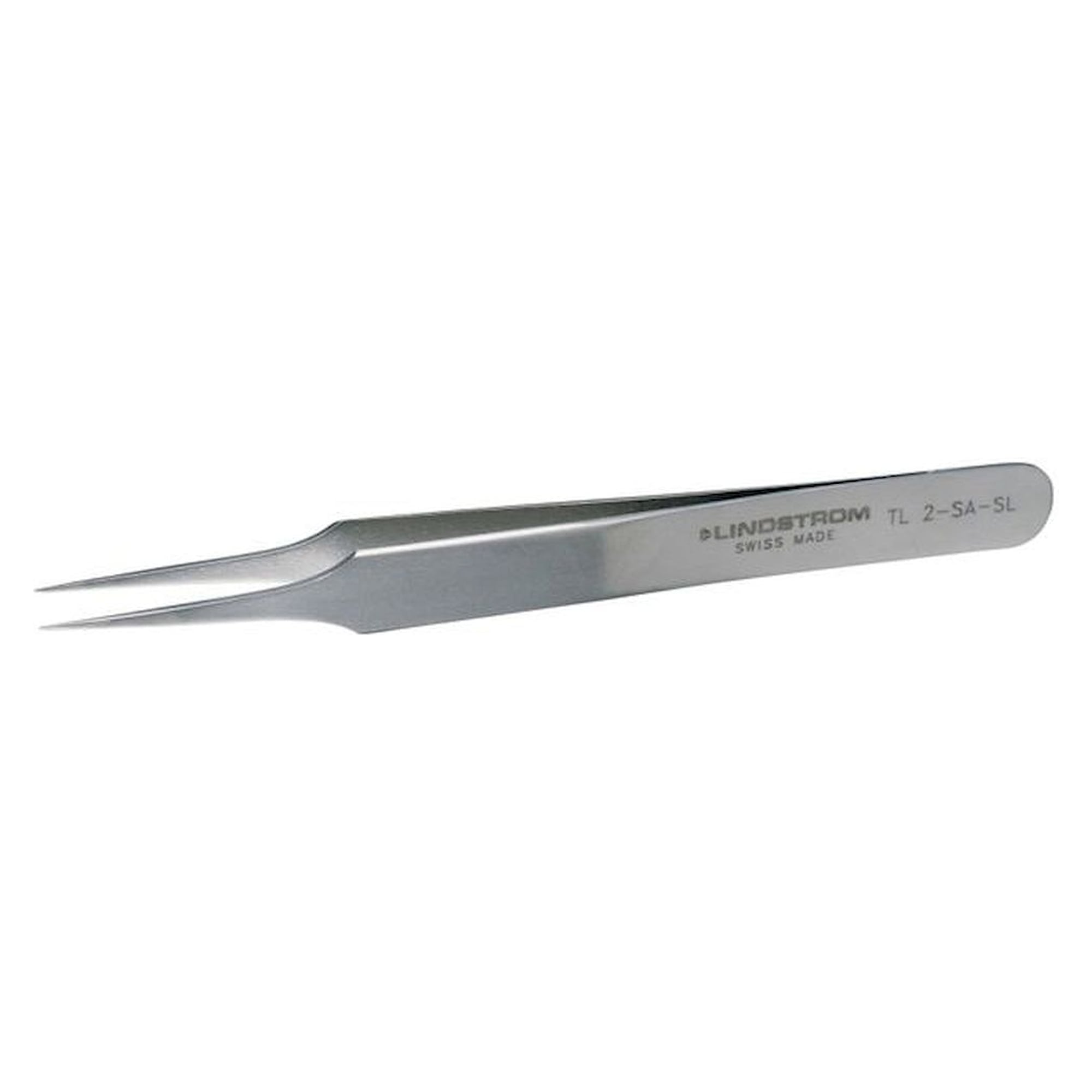 Lindström TL 2-SA-SL. High precision tweezers, Sline, fine/strong, 120 mm