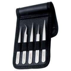 Lindström 9857. Precision tweezer set, 5 pieces