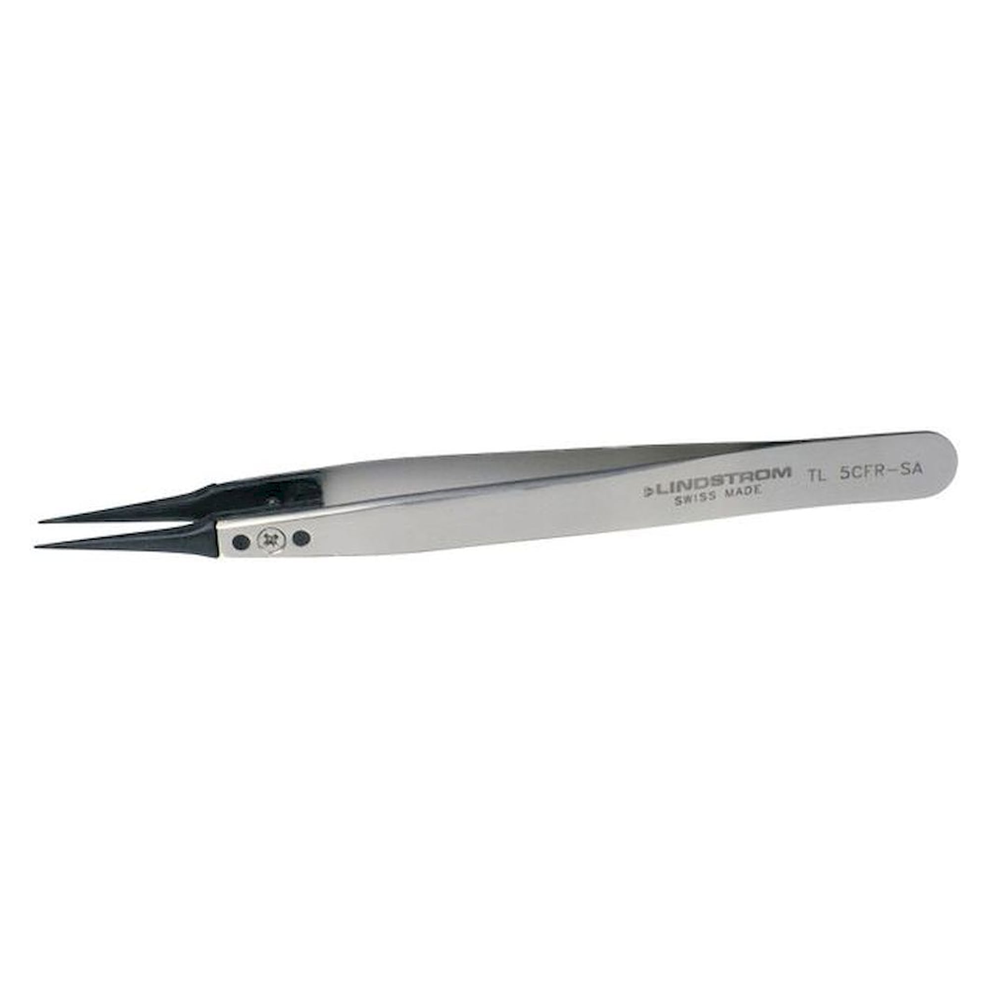 Lindström TL 5CFR-SA. Tweezers with interchangeable fibreGlasss tips, fine, 130 mm