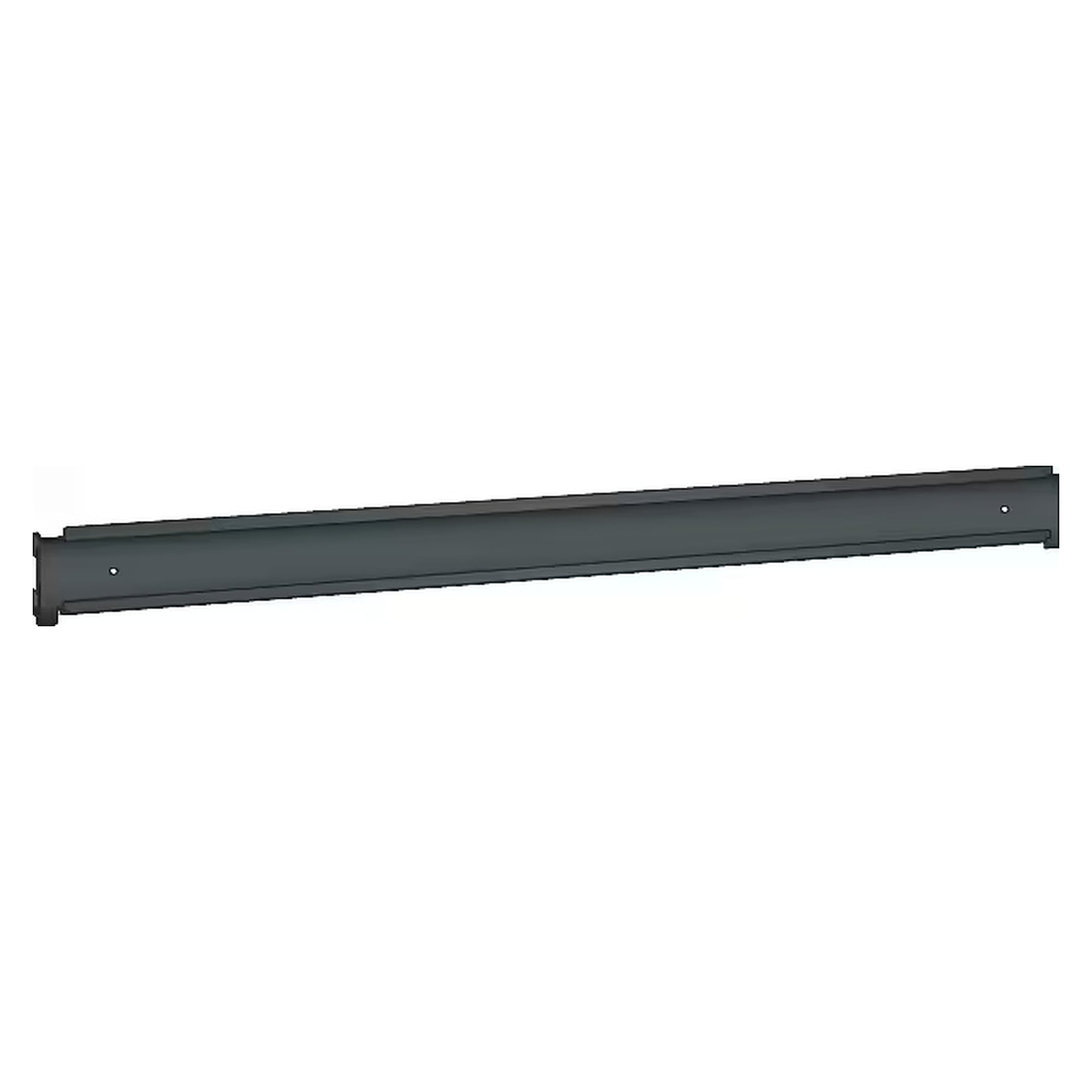 ESD bin rail 2000 mm, usable width 1995 mm, for storage bins size 2/3/4, 15 kg - Lista 93.591, Anthracite grey RAL 7016