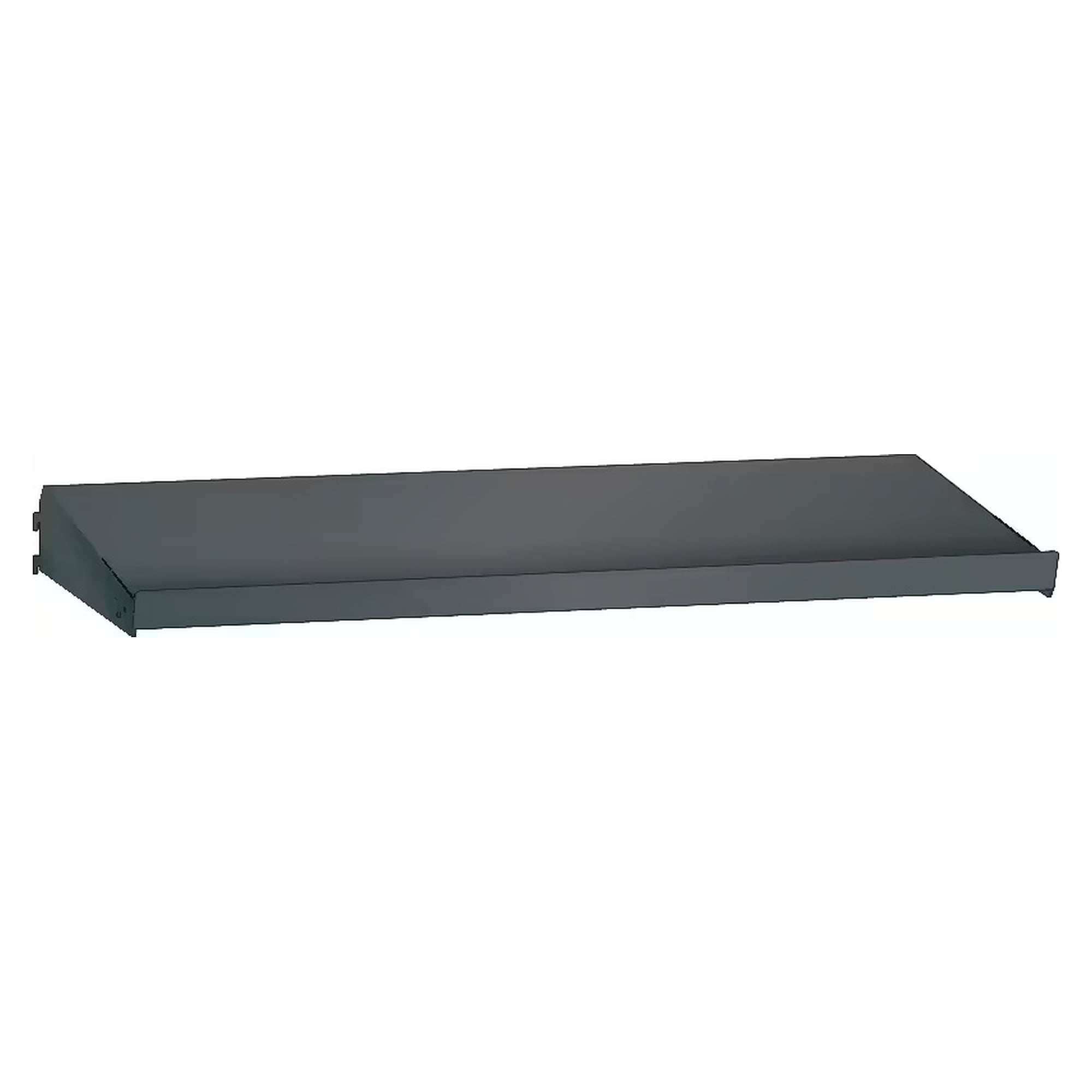 ESD adjustable shelf smooth 1330x200 mm, usable width 1329 mm, level or tilted 15°, 50 kg - Lista 93.763, Anthracite grey RAL 7016