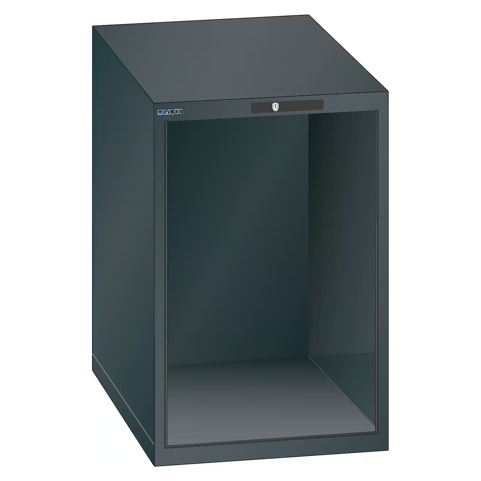 ESD cabinet housing 27x36E, 564x725x850 mm, clear height 750 mm, RFID Lock, without drawers - Lista 93.011, Anthracite grey RAL 7016