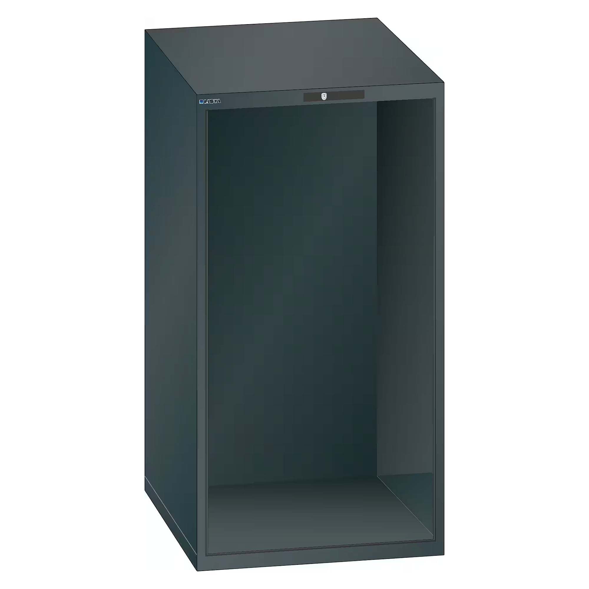 Corps d'armoire ESD 36x36E, 717x725x1325 mm, hauteur intérieure 1225 mm, KEY Lock sans cylindre - Lista 93.179, Gris anthracite RAL 7016