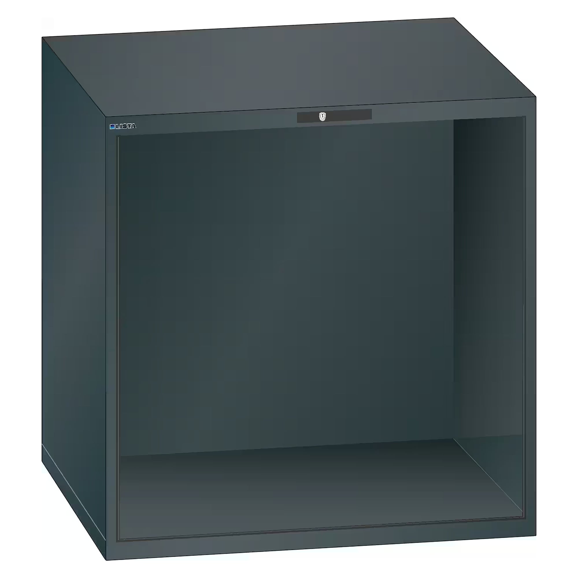 ESD-Schrankgehäuse 54x27E, 1023x572x1000 mm, lichte Höhe 900 mm, KEY Lock ohne Zylinder - Lista 93.165, Anthrazitgrau RAL 7016