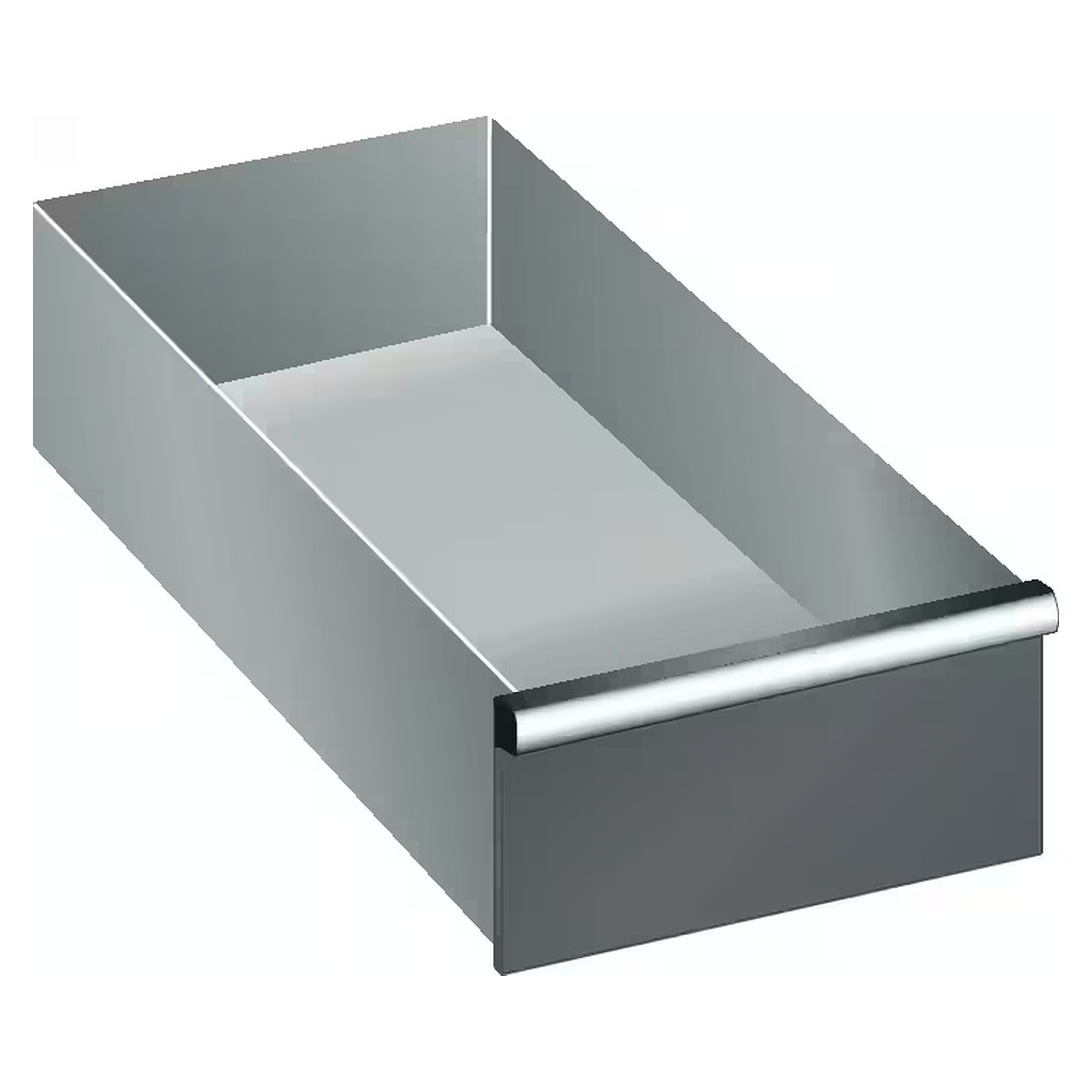 ESD-Schublade 18x36E, 306x612 mm, Fronthöhe 150 mm, Tragkraft 75 kg, Standard-Sicherung - Lista 95.672, Anthrazitgrau RAL 7016