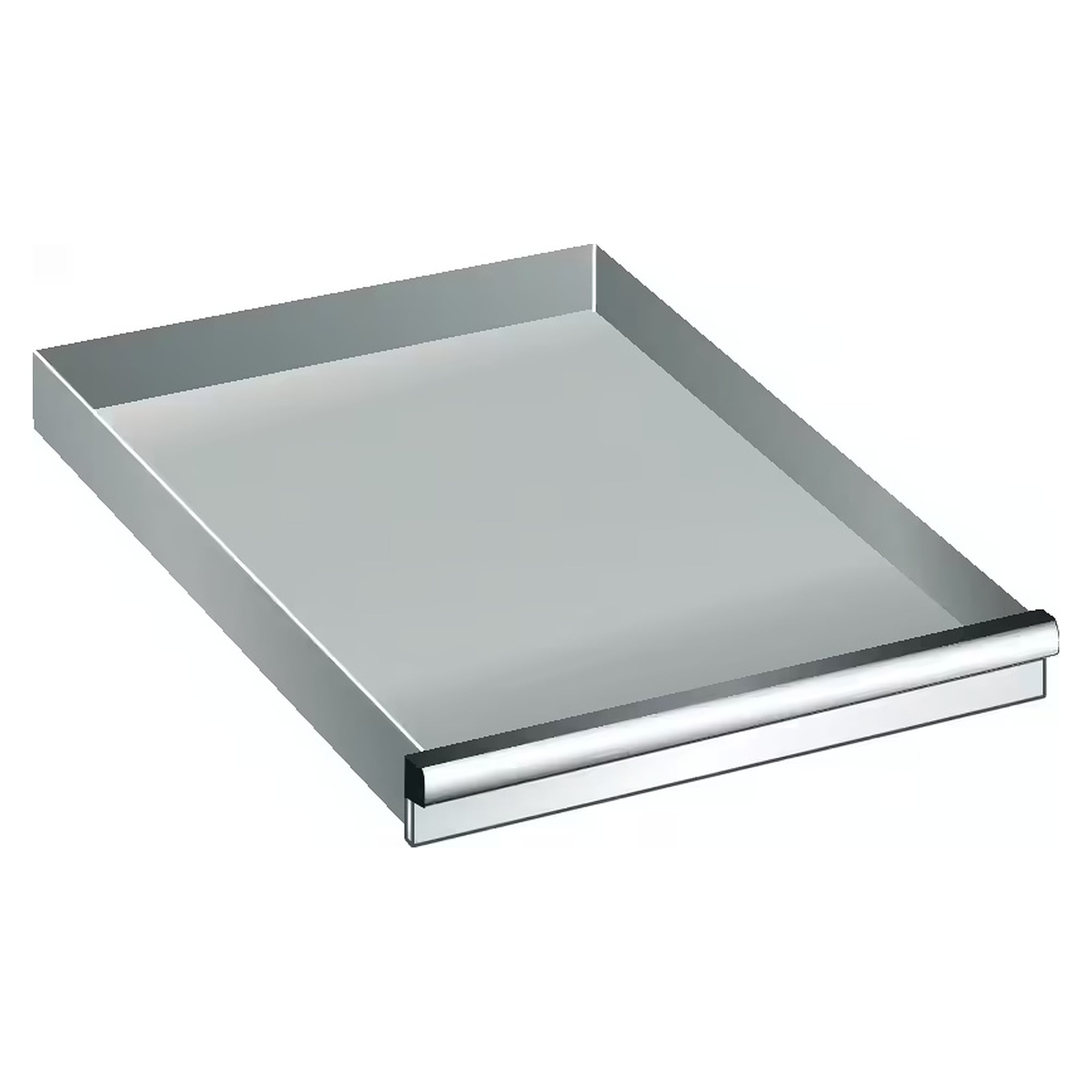 ESD-Schublade 27x27E, 459x459 mm, Fronthöhe 50 mm, 75 kg, Einzelsicherung rechts - Lista 95.515