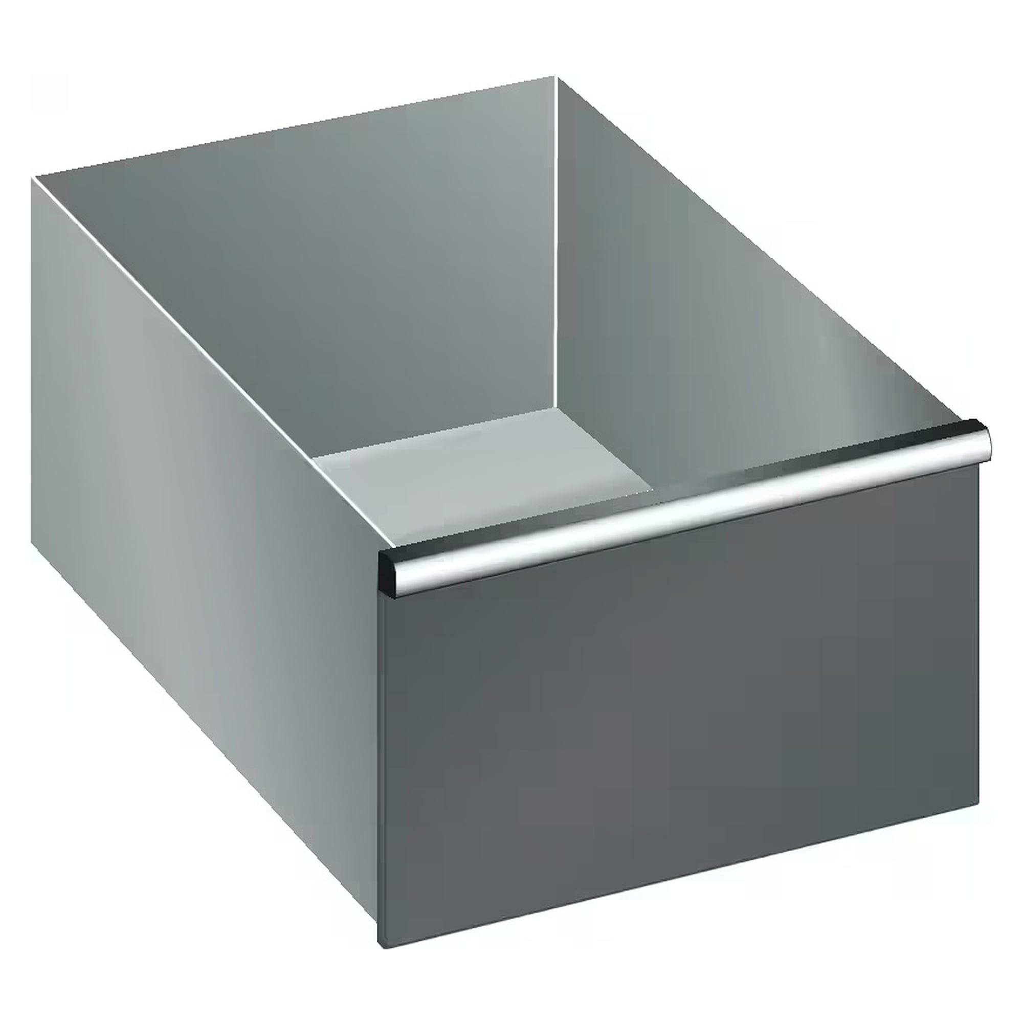 ESD drawer 27x36E, usable area 459x612 mm, front height 300 mm, 75 kg, standard with single-drawer interlock - Lista 95.705, Anthracite grey RAL 7016
