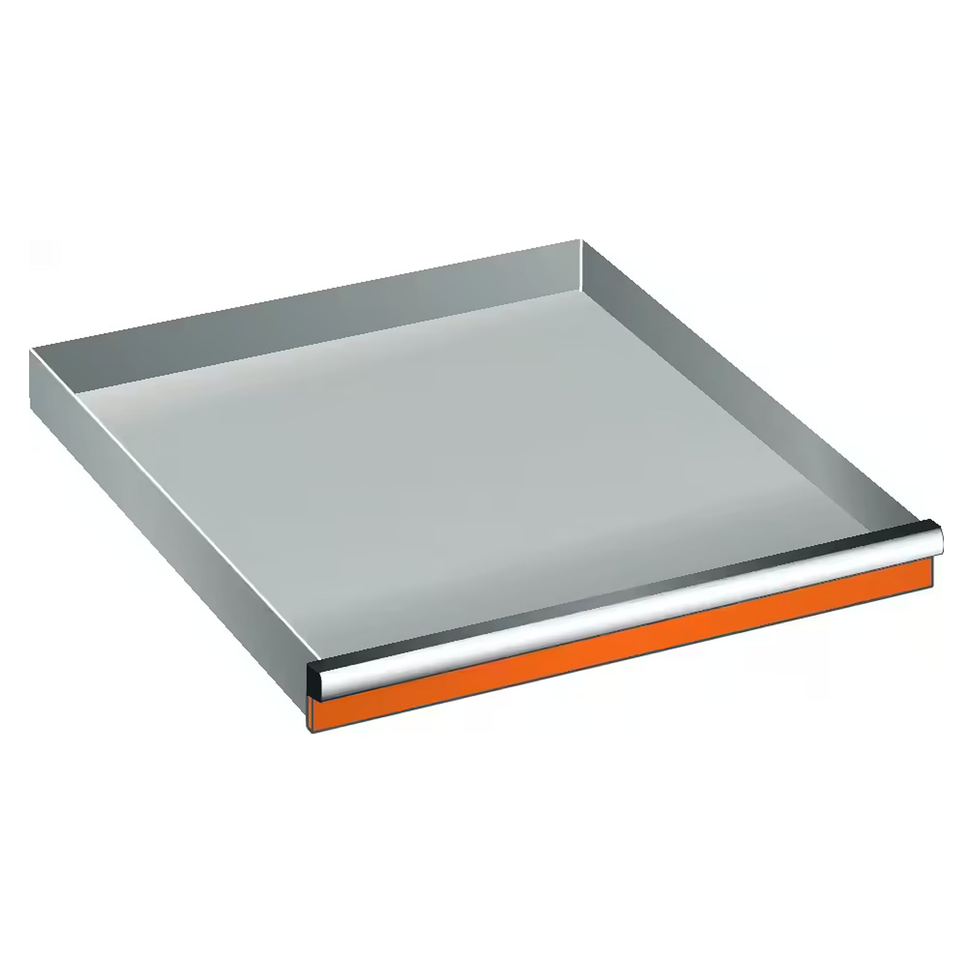 ESD drawer 36x36E, usable area 612x612 mm, front height 50 mm, 75 kg, standard with single-drawer interlock - Lista 95.709, Orange NCS S 1080-Y40R