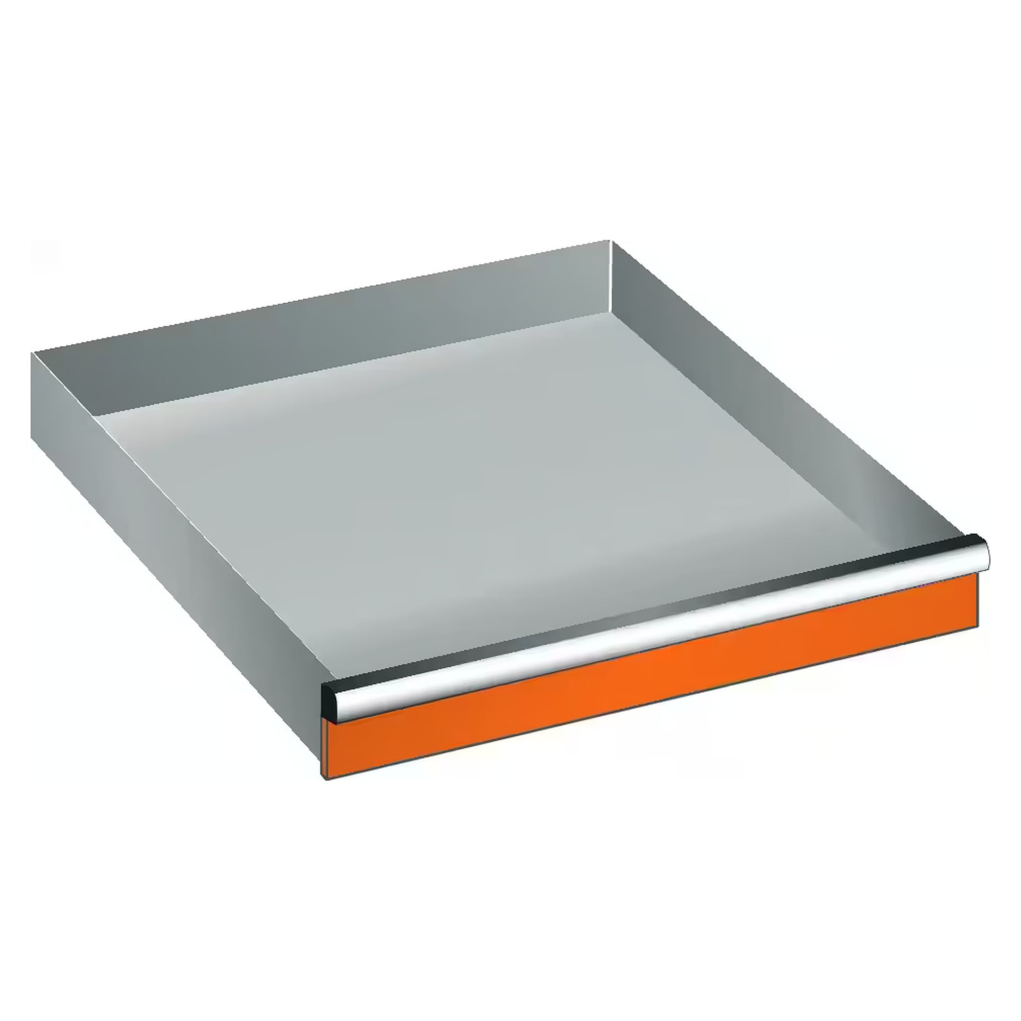 Tiroir ESD 36x27E, 612x459 mm, hauteur de façade 75 mm, 75 kg, sécurité standard - Lista 95.557, Orange NCS S 1080-Y40R