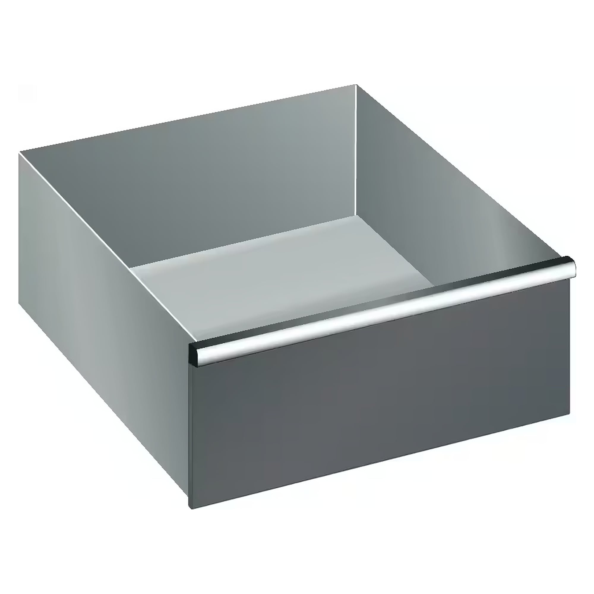 ESD drawer 36x36E, usable area 612x612 mm, front height 250 mm, 75 kg, standard with single-drawer interlock - Lista 95.758, Anthracite grey RAL 7016