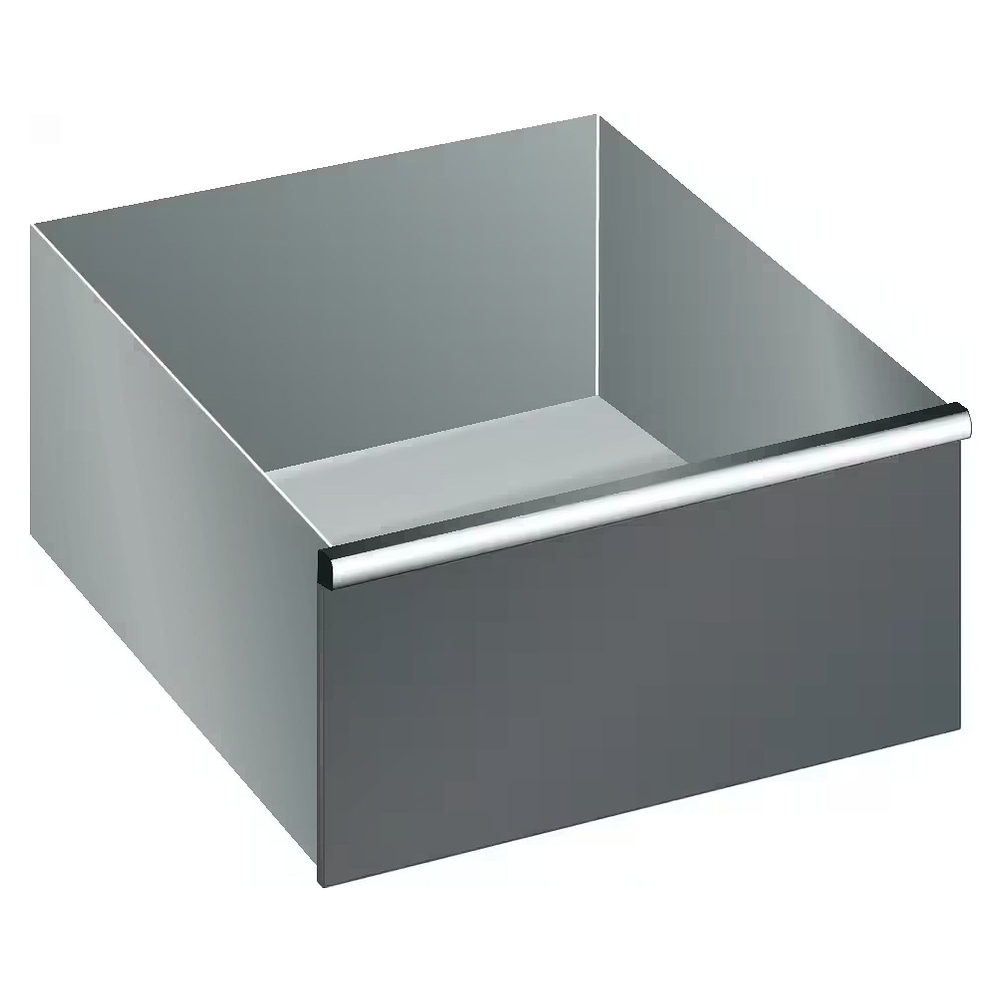 Tiroir ESD 36x36E, utile 612x612 mm, hauteur de façade 300 mm, 200 kg, sécurité standard - Lista 95.764, Gris anthracite RAL 7016