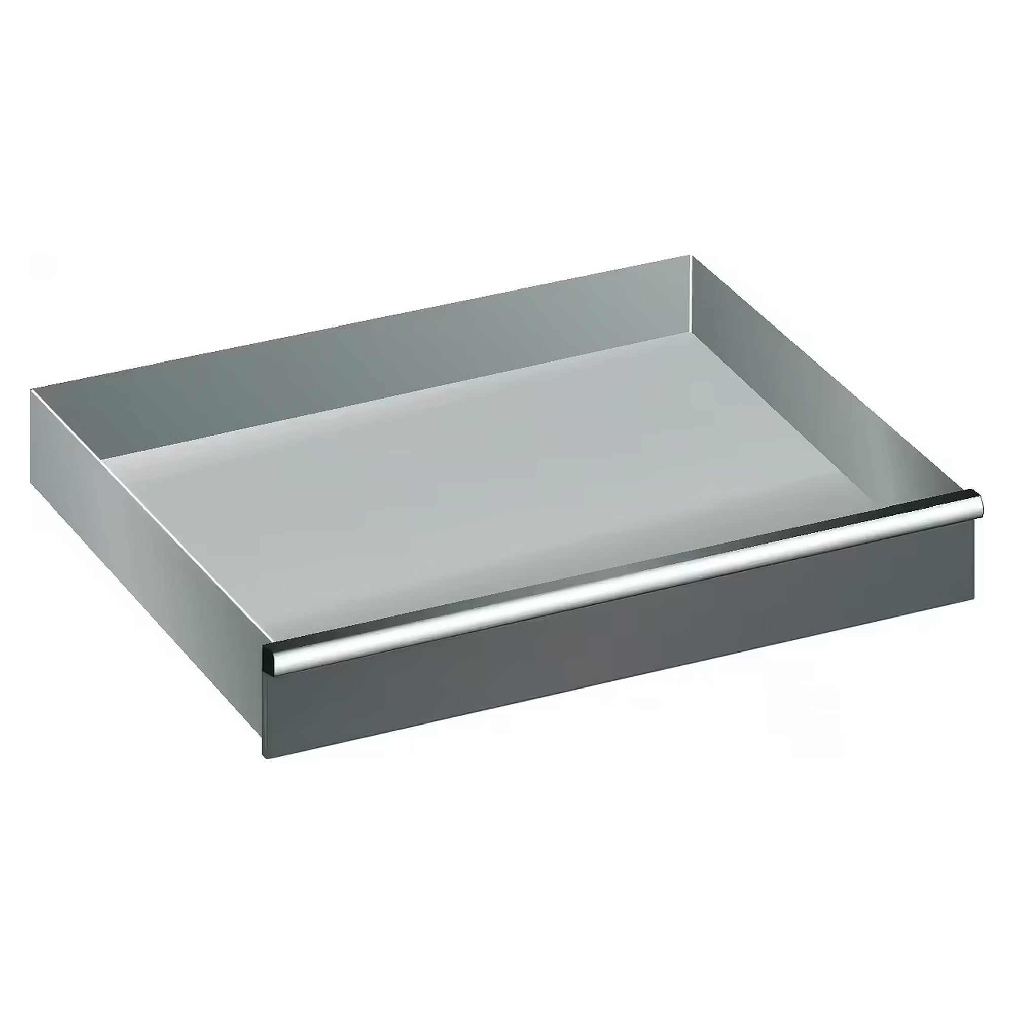 ESD-Schublade 54x27E, Nutzmaß 918x459 mm, Fronthöhe 125 mm, 75 kg, Standard mit Einzelschubladensperre - Lista 95.647, Anthrazitgrau RAL 7016