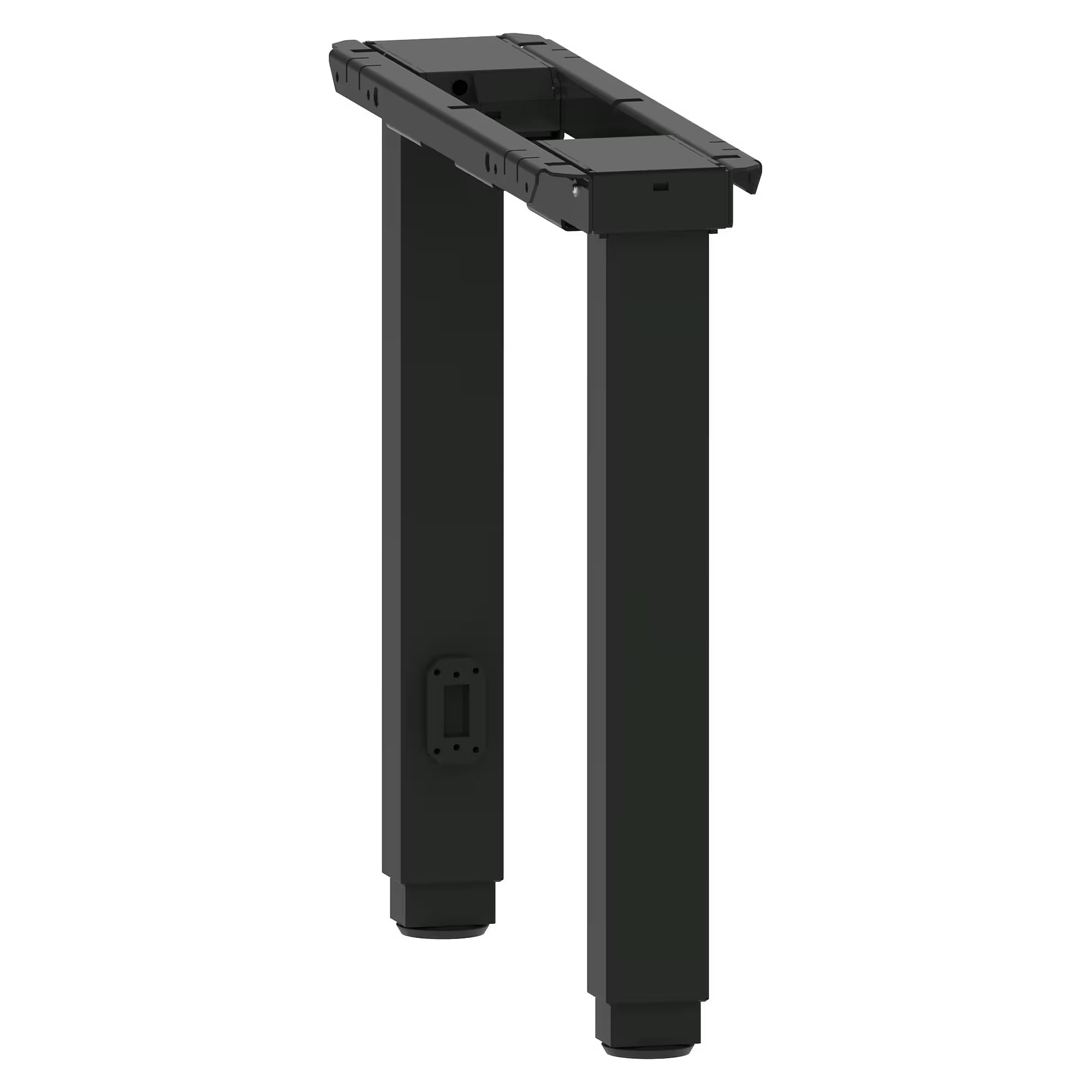 ESD-Arbeitsplatzfuß Quattro, elektrisch höhenverstellbar 675-1175 mm, Modultiefe 675 mm, 176x668 mm, 200 kg - Lista 93.832, Anthrazitgrau RAL 7016