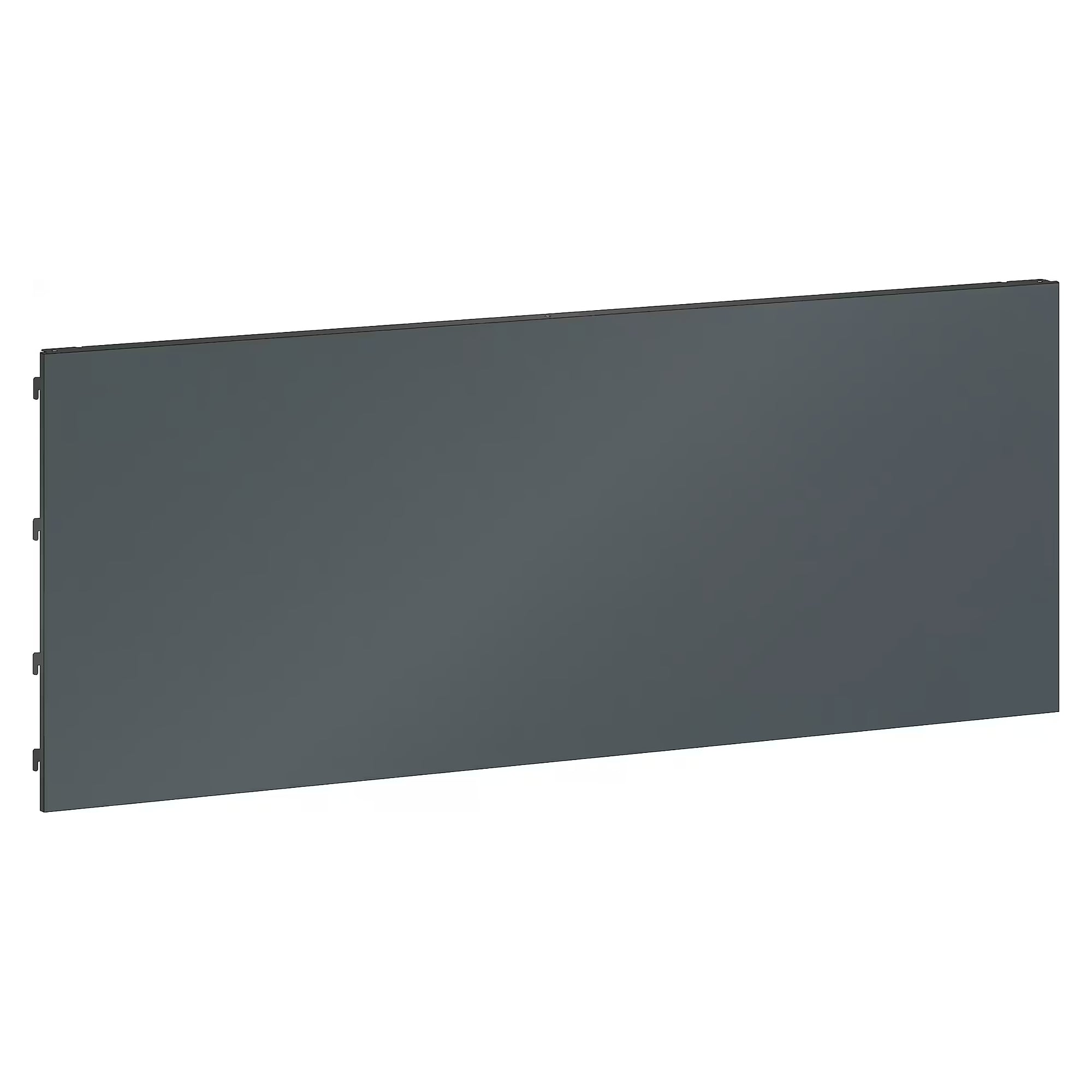 Panneau arrière ESD lisse pour montants Lista, LxH 1000x500 mm, largeur utile 990 mm, tôle d'acier - Lista 92.426, Gris anthracite RAL 7016