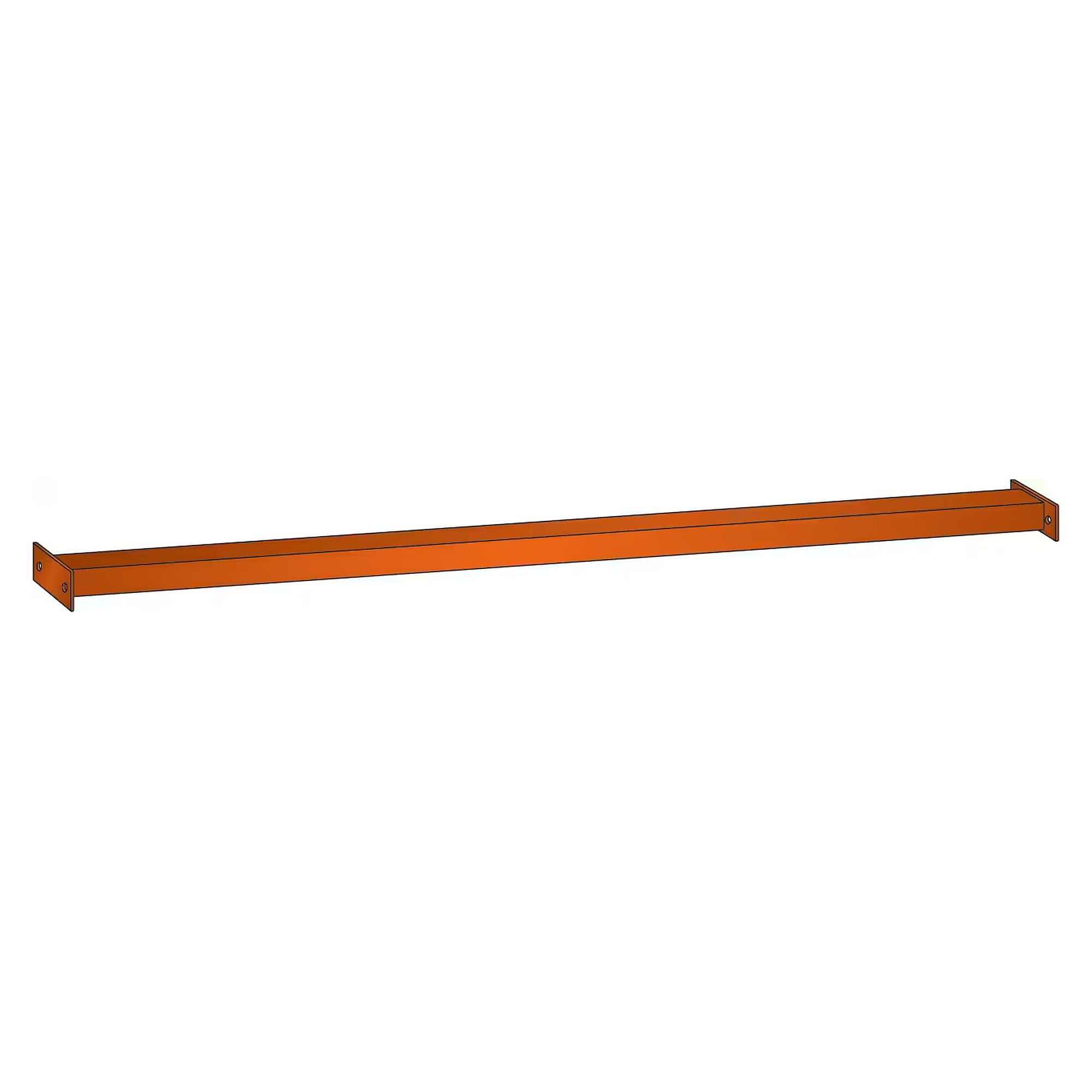 Traverse ESD pour établis à plateau de 2500 mm, longueur 2224 mm, largeur libre 2220 mm, fixations incluses - Lista 93.495, Orange NCS S 1080-Y40R
