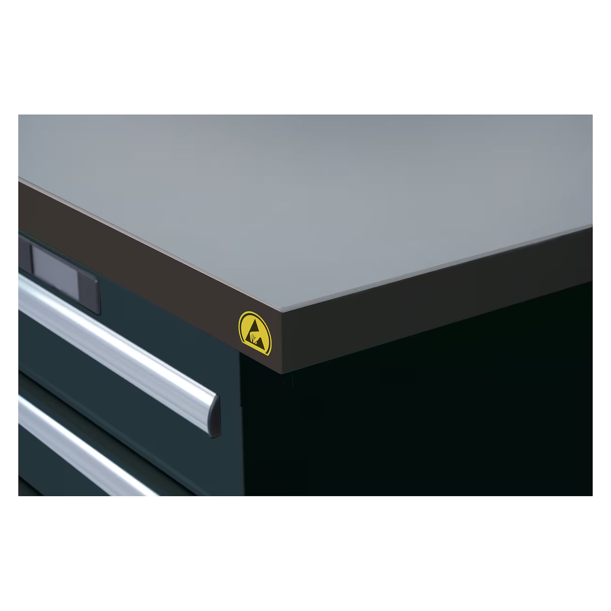 ESD-Werkbank 27x36E, 2000x750x850 mm, 5 Schubladen 1x50/2x100/1x150/1x300, 75 kg, KEY Lock - Lista 95.920