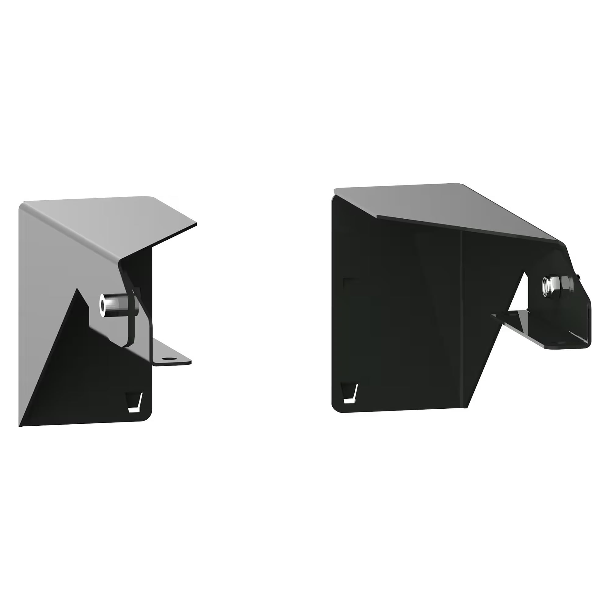 ESD-Leuchtenhalter für Lochrückwand, für LED-Arbeitsplatzleuchte Comfort/Comfort +, 1 Paar, schwenkbar - Lista 93.593, Anthrazitgrau RAL 7016