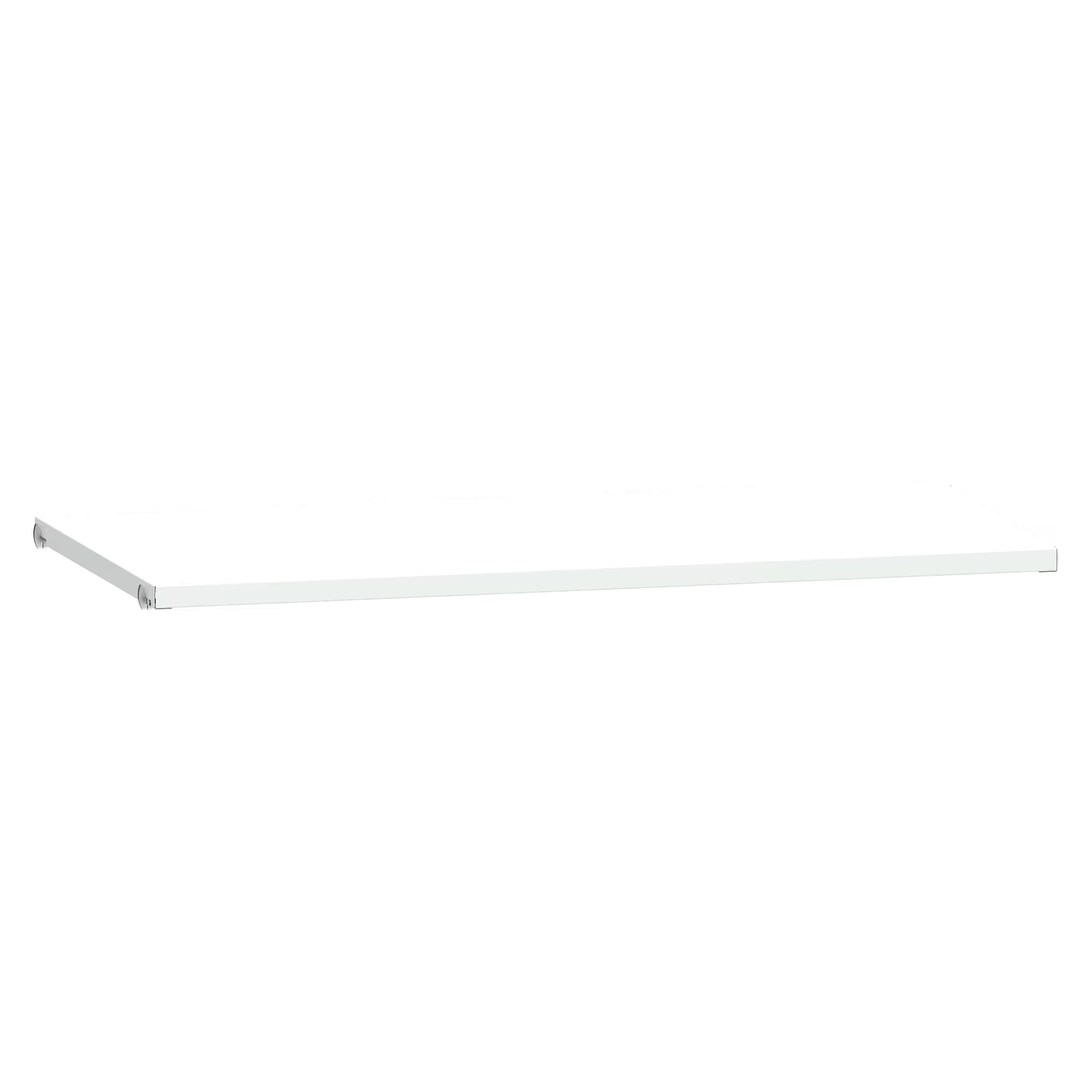 ESD shelf L1006 smooth, 1000x500x25 mm, shelf load 160 kg, incl. shelf supports - Lista 95.943, Pale grey NCS S 2403-Y