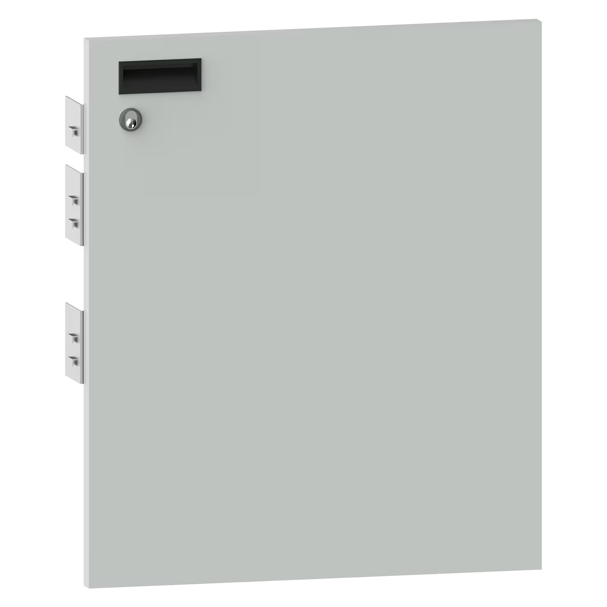 ESD hinged door 36E, 717x750 mm, right-hinged, inset, with recessed grip and magnetic catch - Lista 95.813, Pale grey NCS S 2403-Y