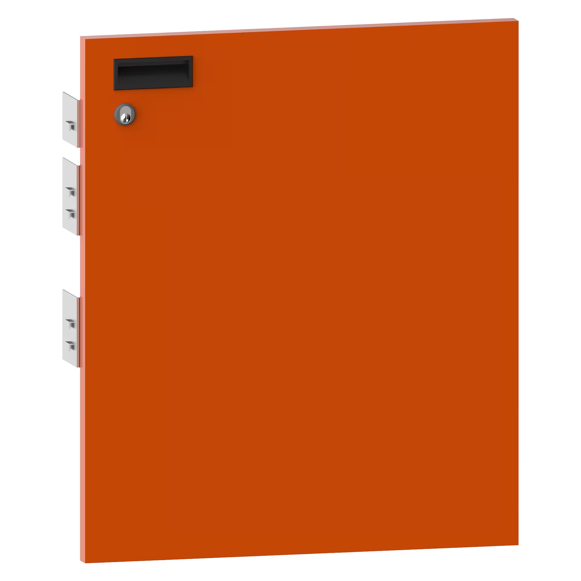 ESD hinged door 36E, 717x750 mm, right-hinged, inset, with recessed grip and magnetic catch - Lista 95.813, Orange NCS S 1080-Y40R