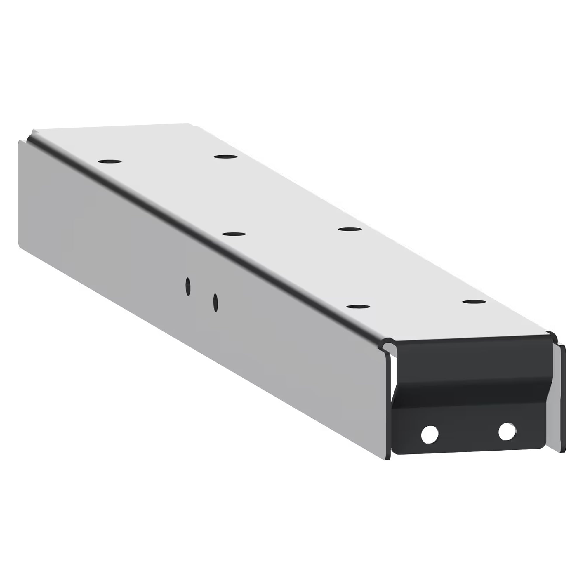 ESD leg brace Quattro for module depth 725 mm, 70x583x44 mm, for storage shelf and finger guard - Lista 93.837, Anthracite grey RAL 7016