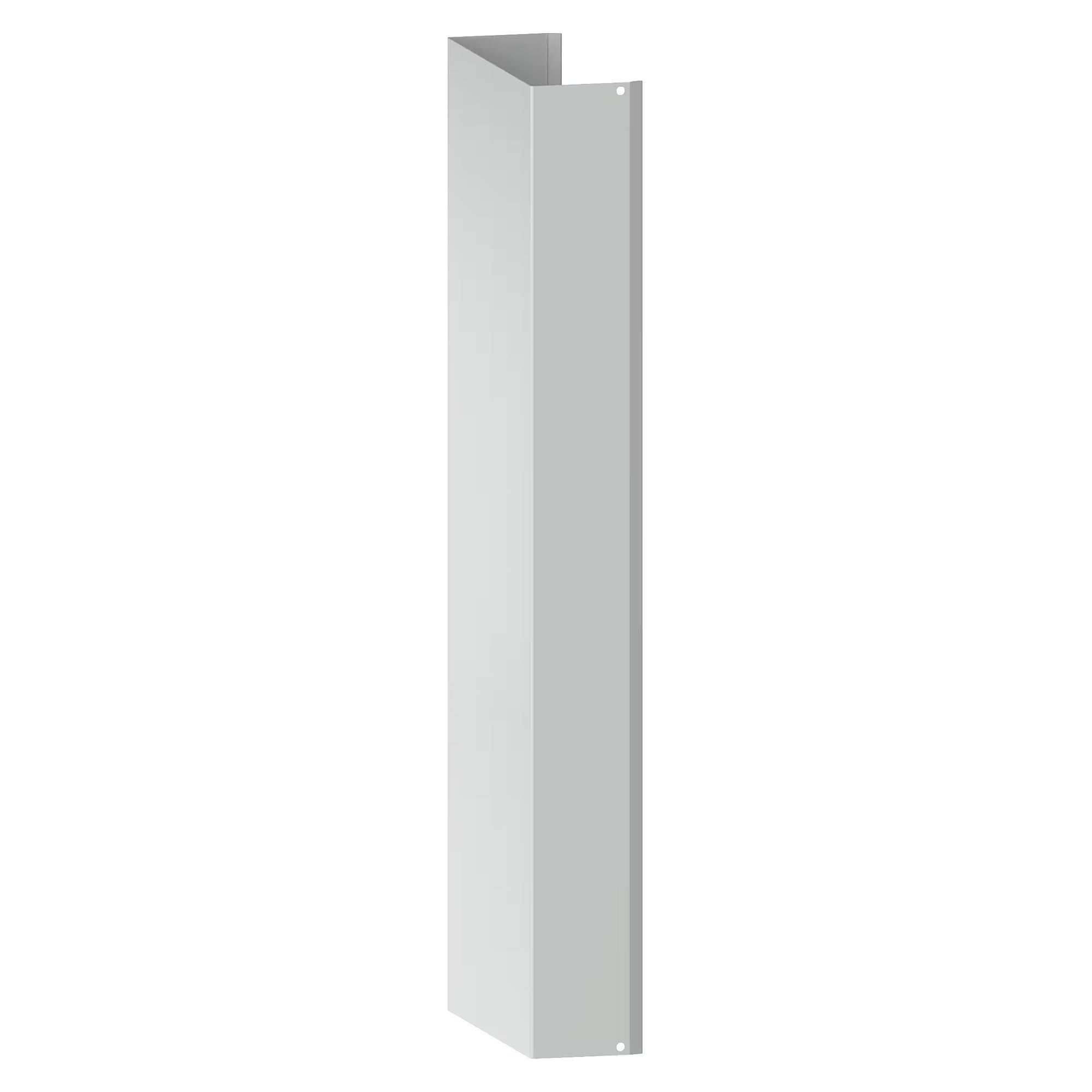 ESD leg cover wide Duo, 192x69x580 mm, cladding for the actuators of the Duo leg, sheet steel, per piece - Lista 90.812, Pale grey NCS S 2403-Y