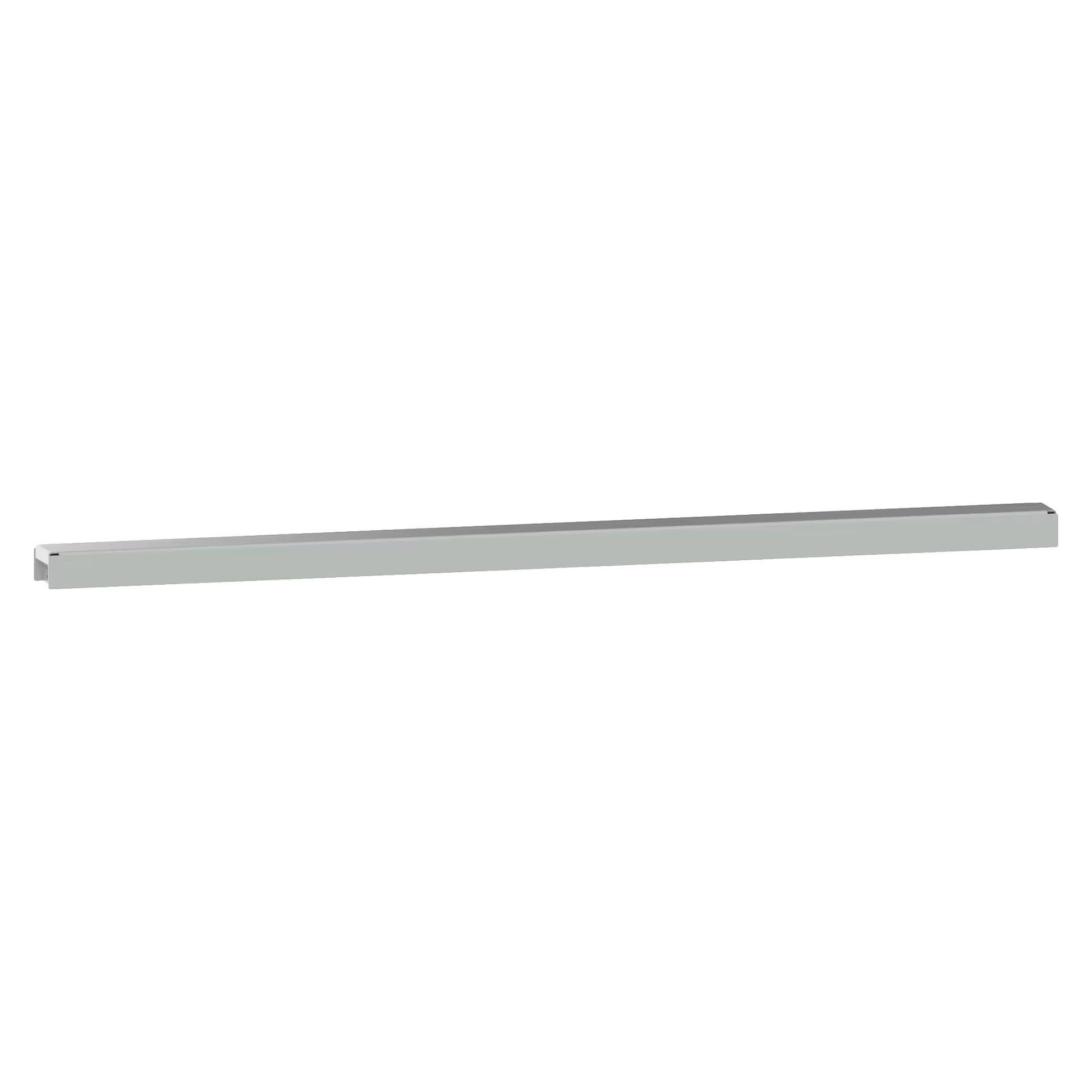 ESD-Querstrebe Duo/Solo, 1260x70x45 mm, für Einzelaufstellung mit Plattenbreite 1500/1530 mm, Stahlblech - Lista 90.813, Lichtgrau RAL 7035