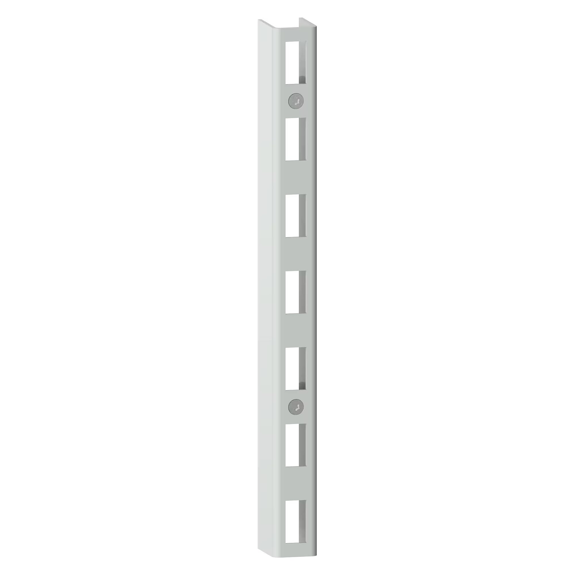 Montant porteur ESD 350 mm pour montage mural, profil en U 30x40 mm, pas de 50 mm - Lista 93.401, Gris pâle NCS S 2403-Y