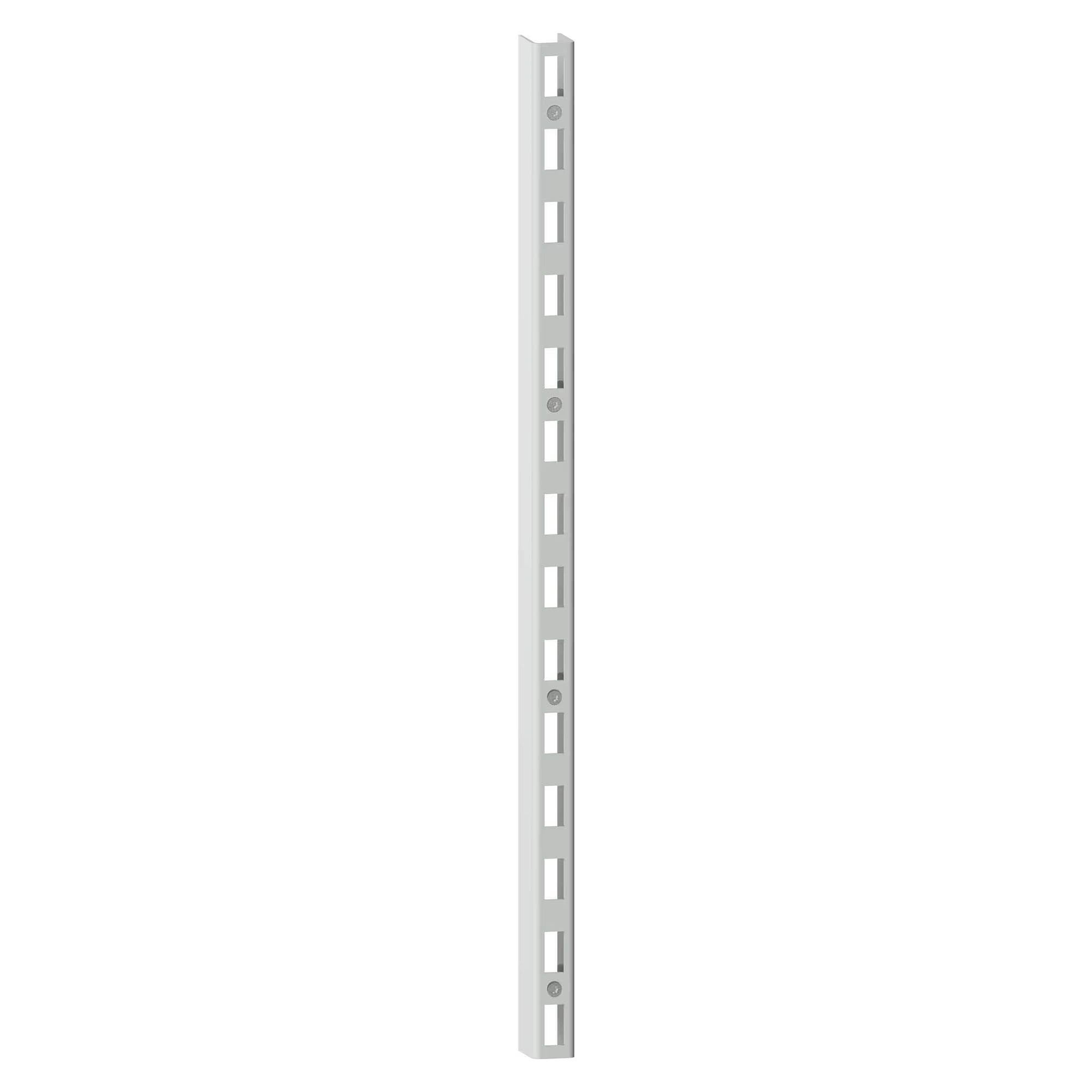 ESD-Tragsäule 700 mm für Wandmontage, U-Profil 30x40 mm, Lochteilung 50 mm - Lista 93.402, Hellgrau NCS S 2403-Y